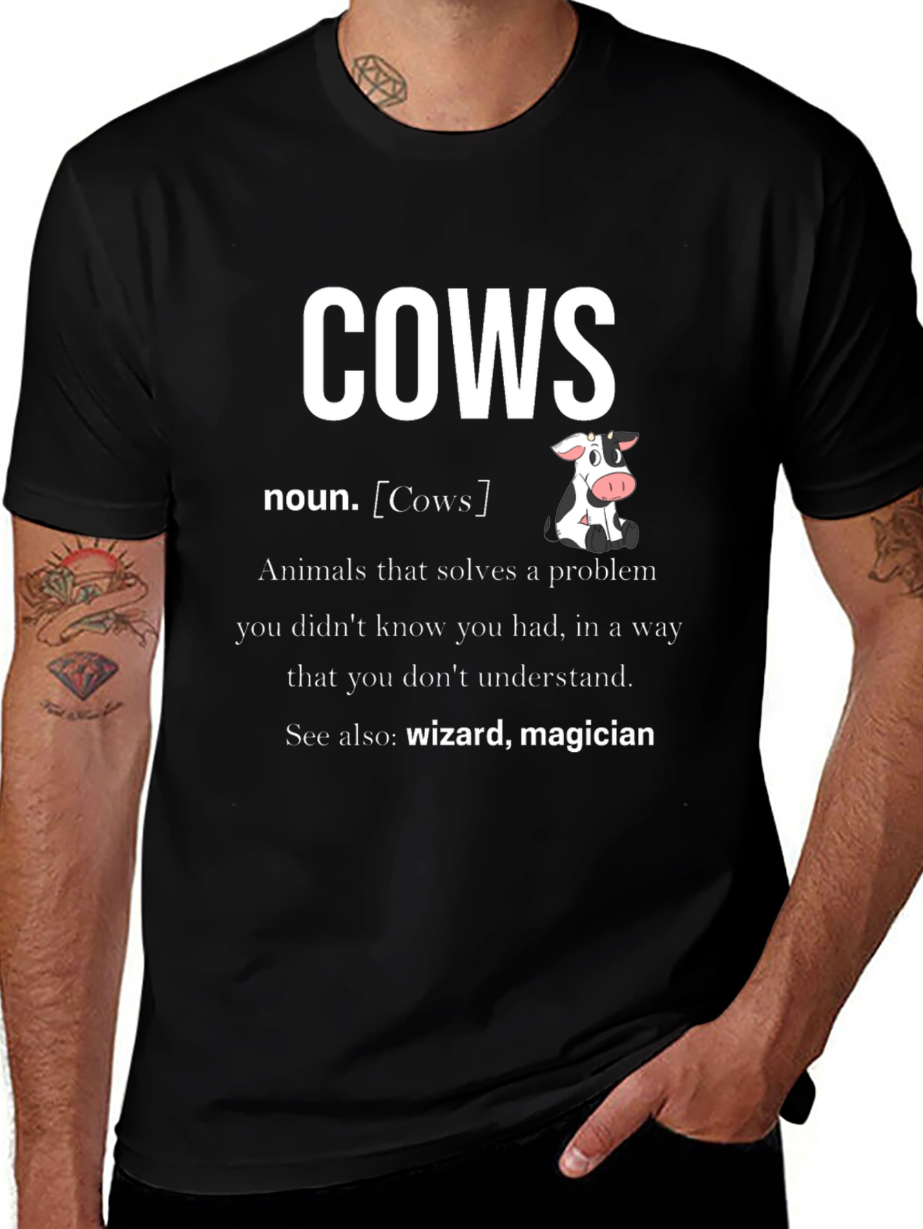 Funny Cows Definition T-Shirt