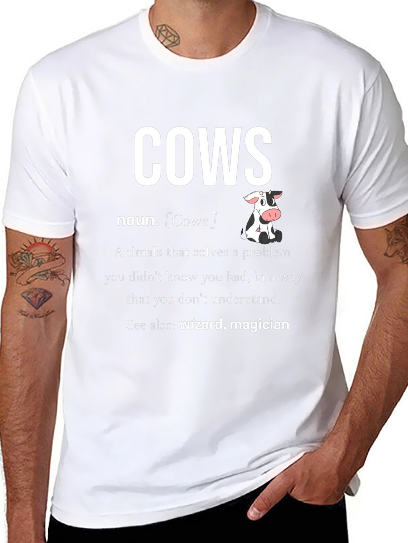 Funny Cows Definition T-Shirt