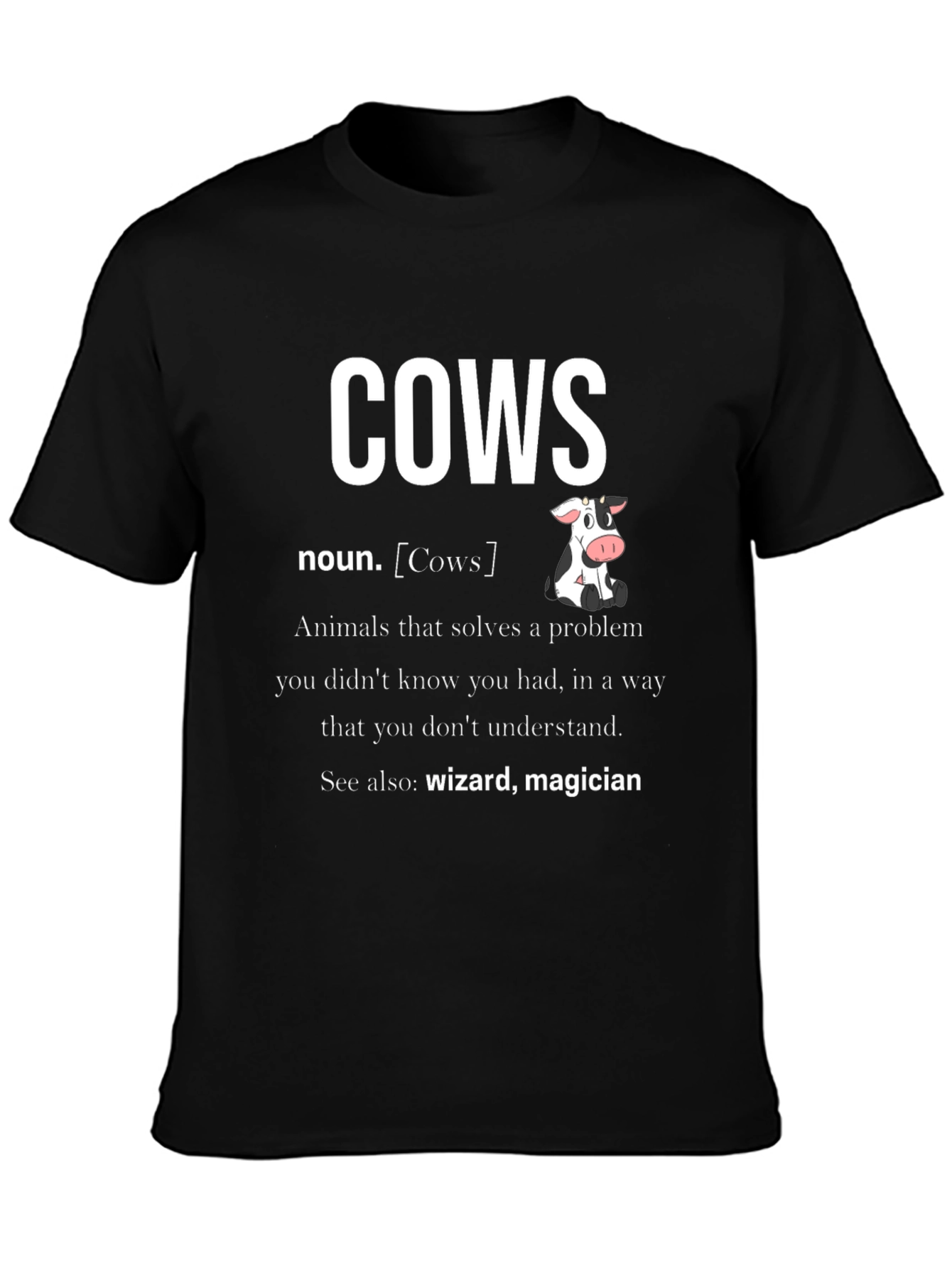 Funny Cows Definition T-Shirt