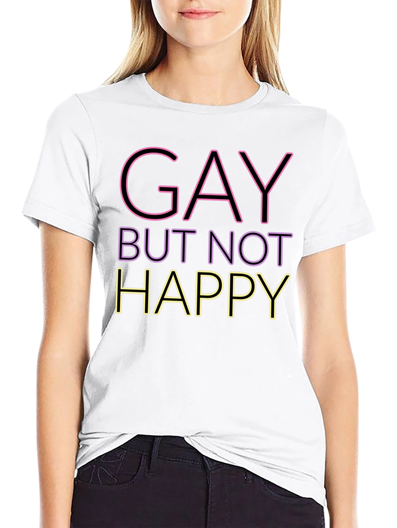 Gay But Not Happy Graphic Tee - Unisex