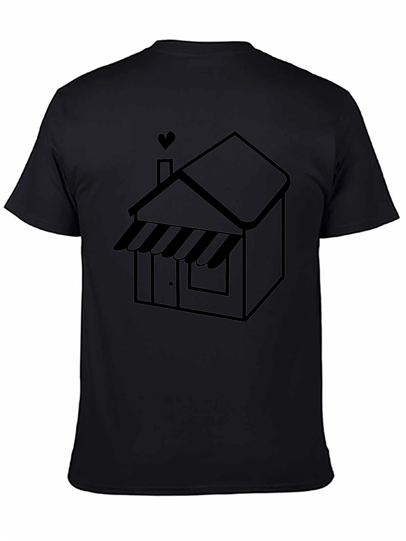 Cozy Shop Black Graphic Tee
