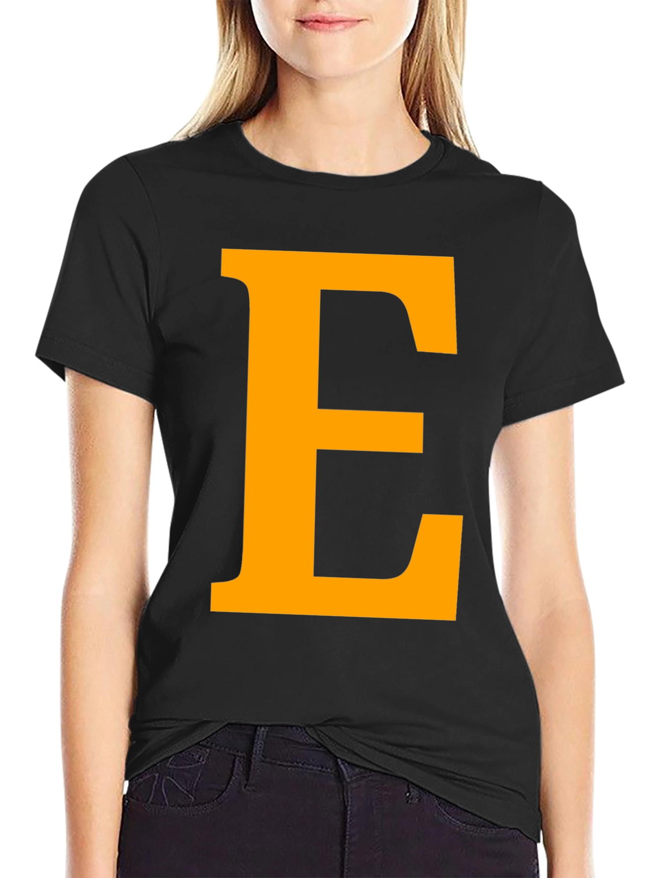 Letter E Graphic Tee - Bold & Stylish