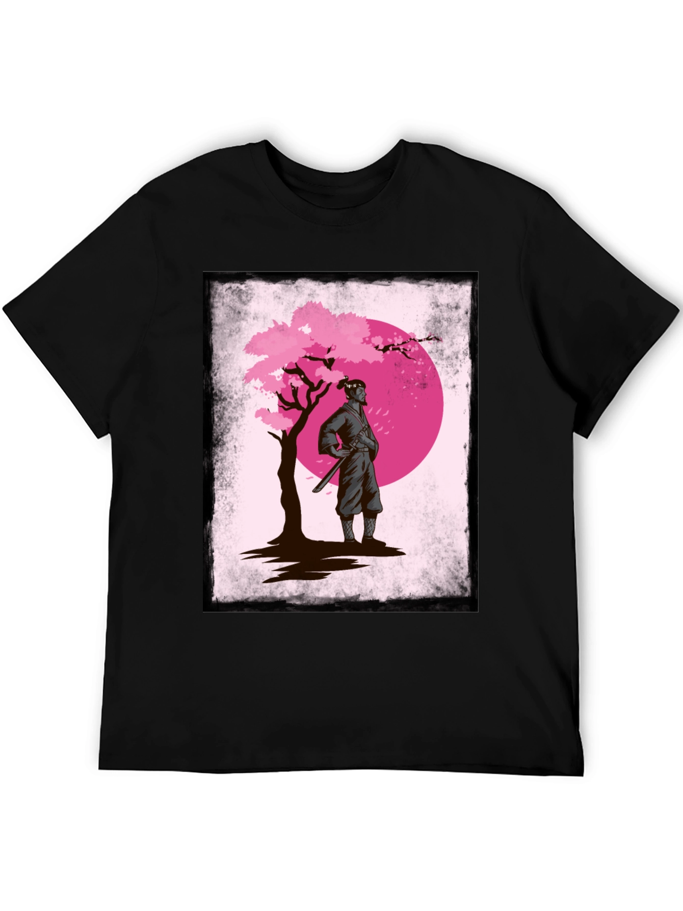 Samurai Cherry Blossom T-Shirt