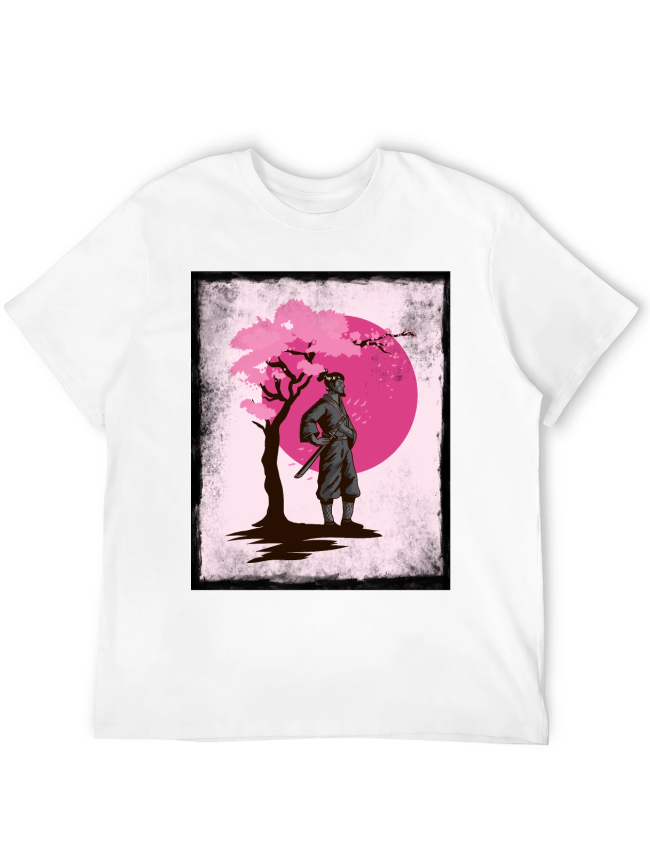 Samurai Cherry Blossom T-Shirt
