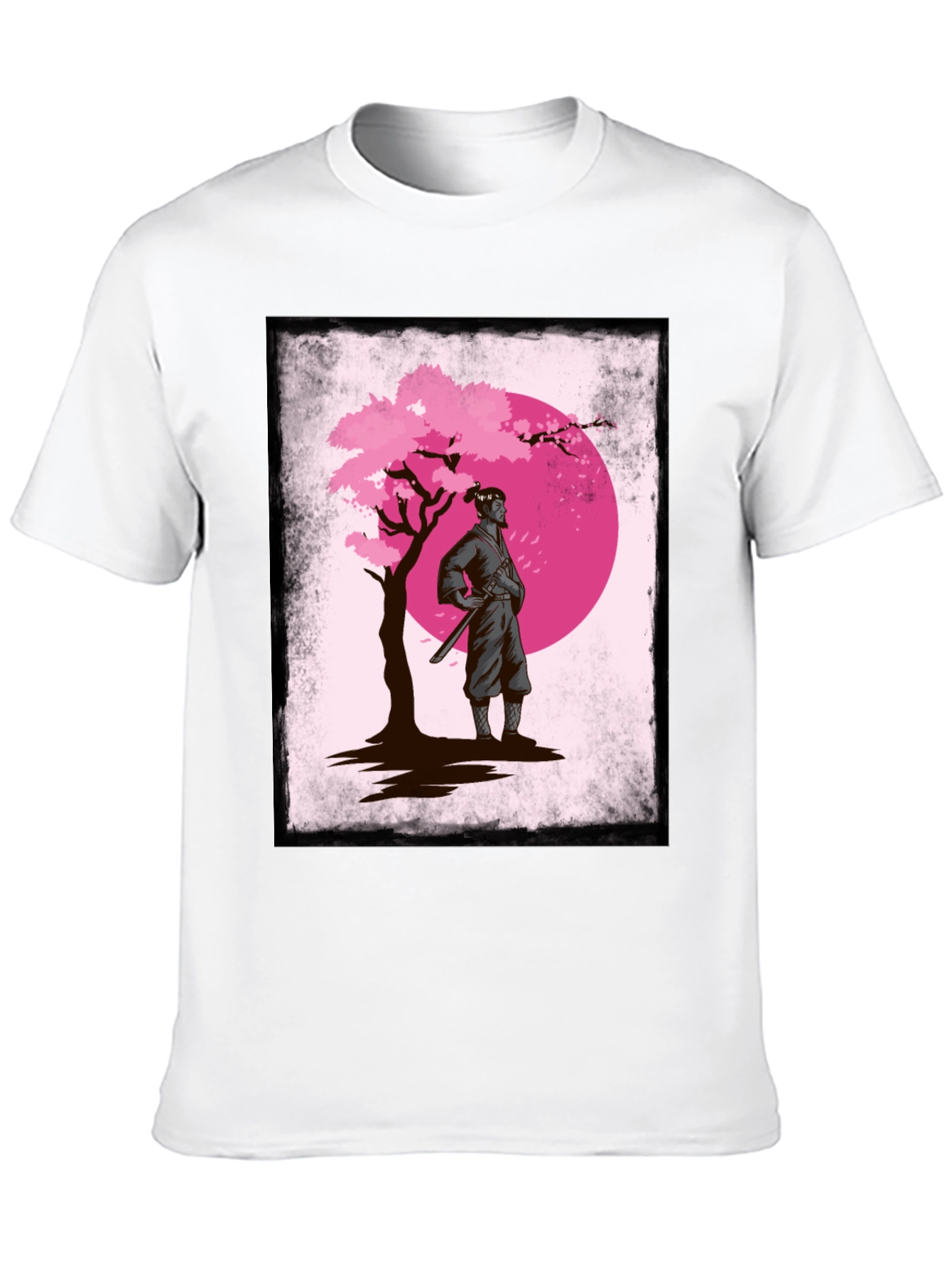 Samurai Cherry Blossom T-Shirt