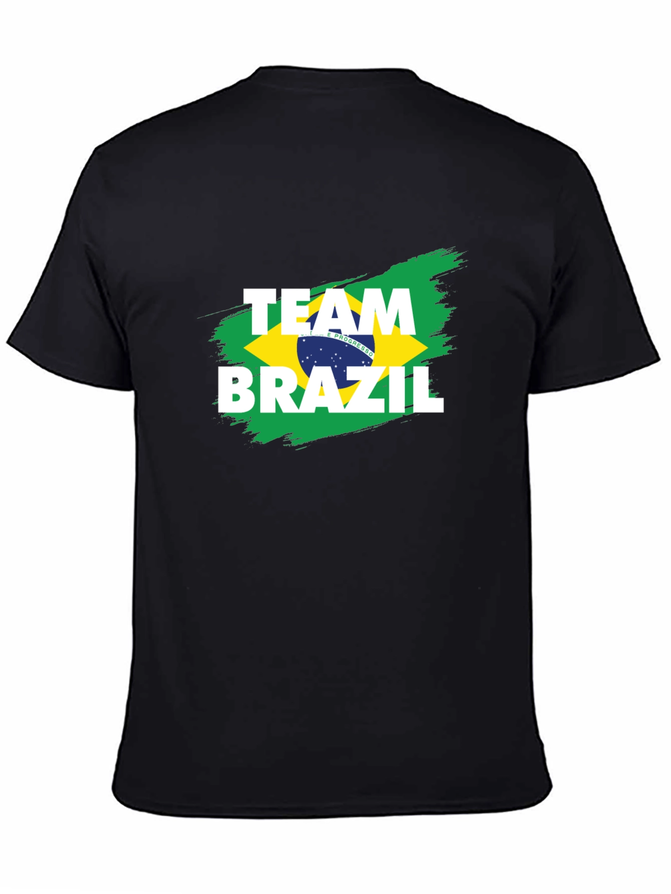 Team Brazil T-Shirt - Black Cotton Tee