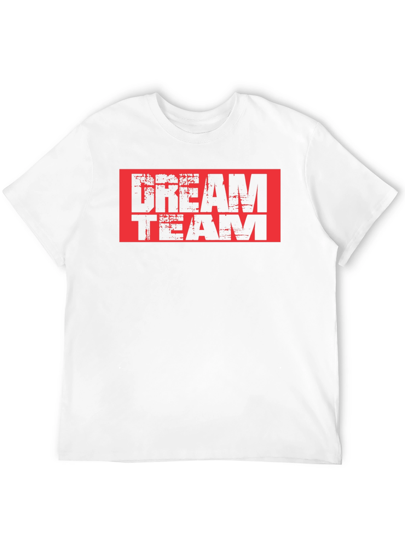 Dream Team Graphic Tee - Black Cotton T-Shirt