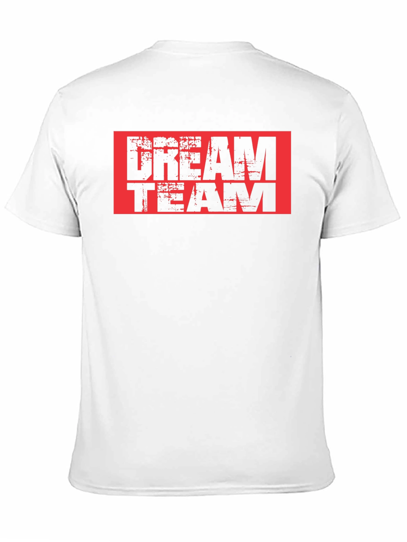 Dream Team Graphic Tee - Black Cotton T-Shirt