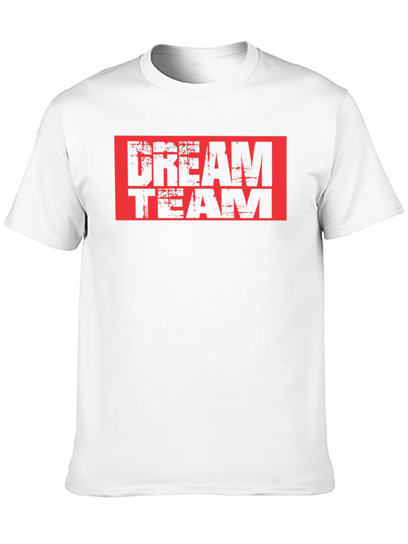 Dream Team Graphic Tee - Black Cotton T-Shirt