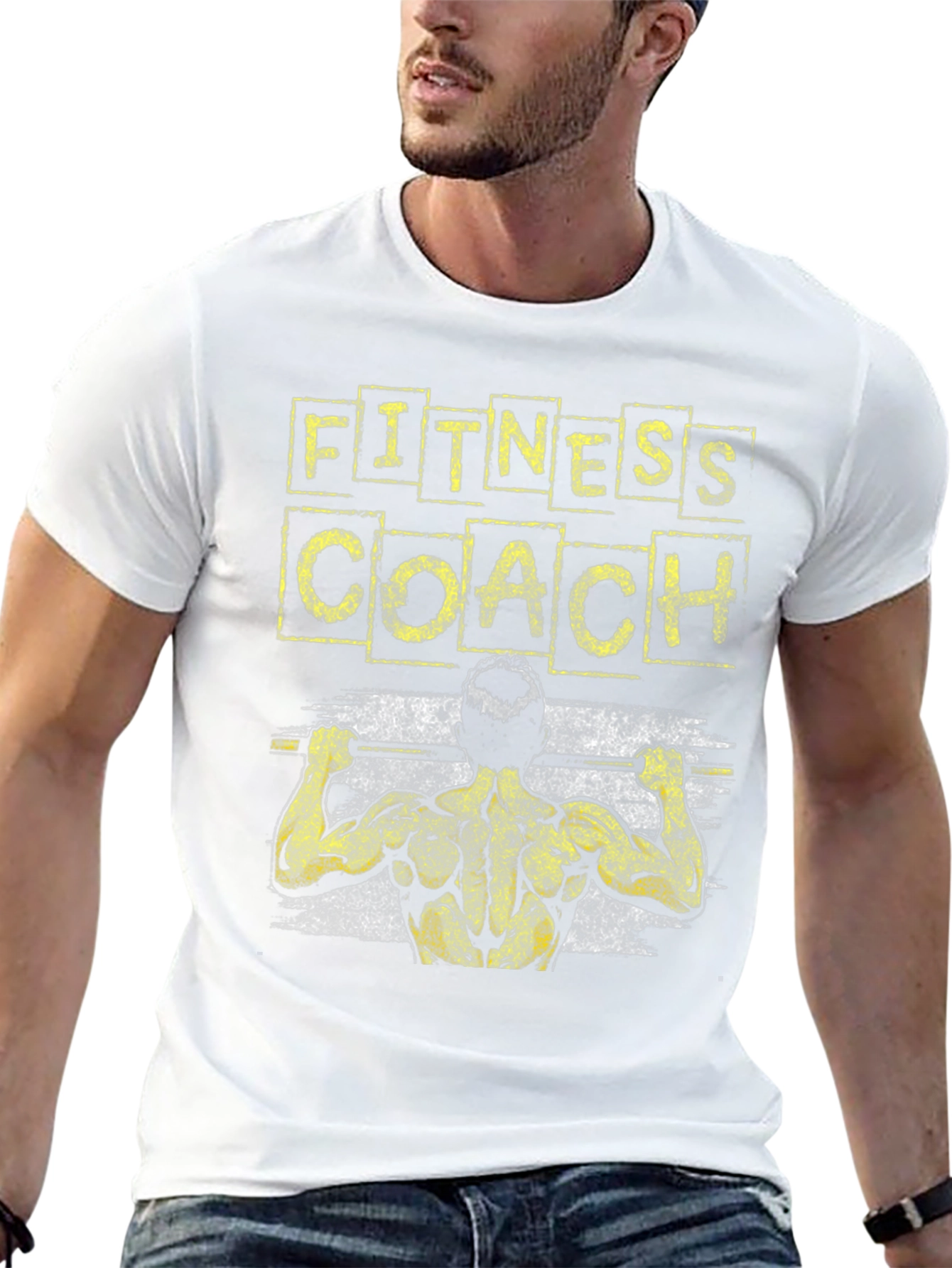 Fitness Coach Graphic T-Shirt - Workout Motivation