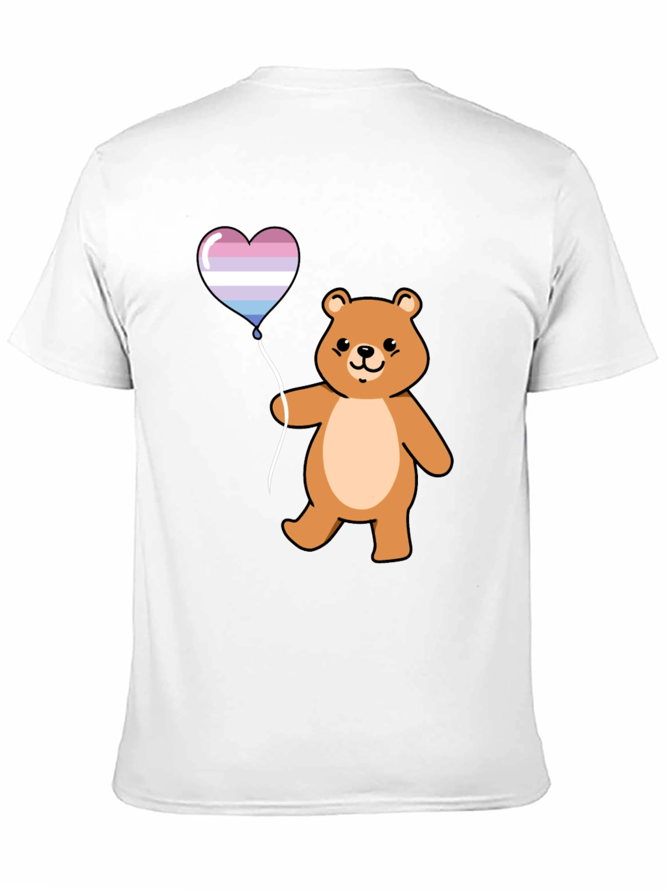 Bear Heart Balloon Graphic T-Shirt