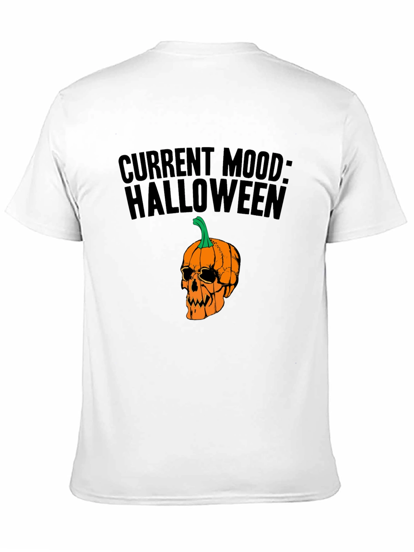 Halloween Mood Graphic Tee - Black Unisex T-Shirt