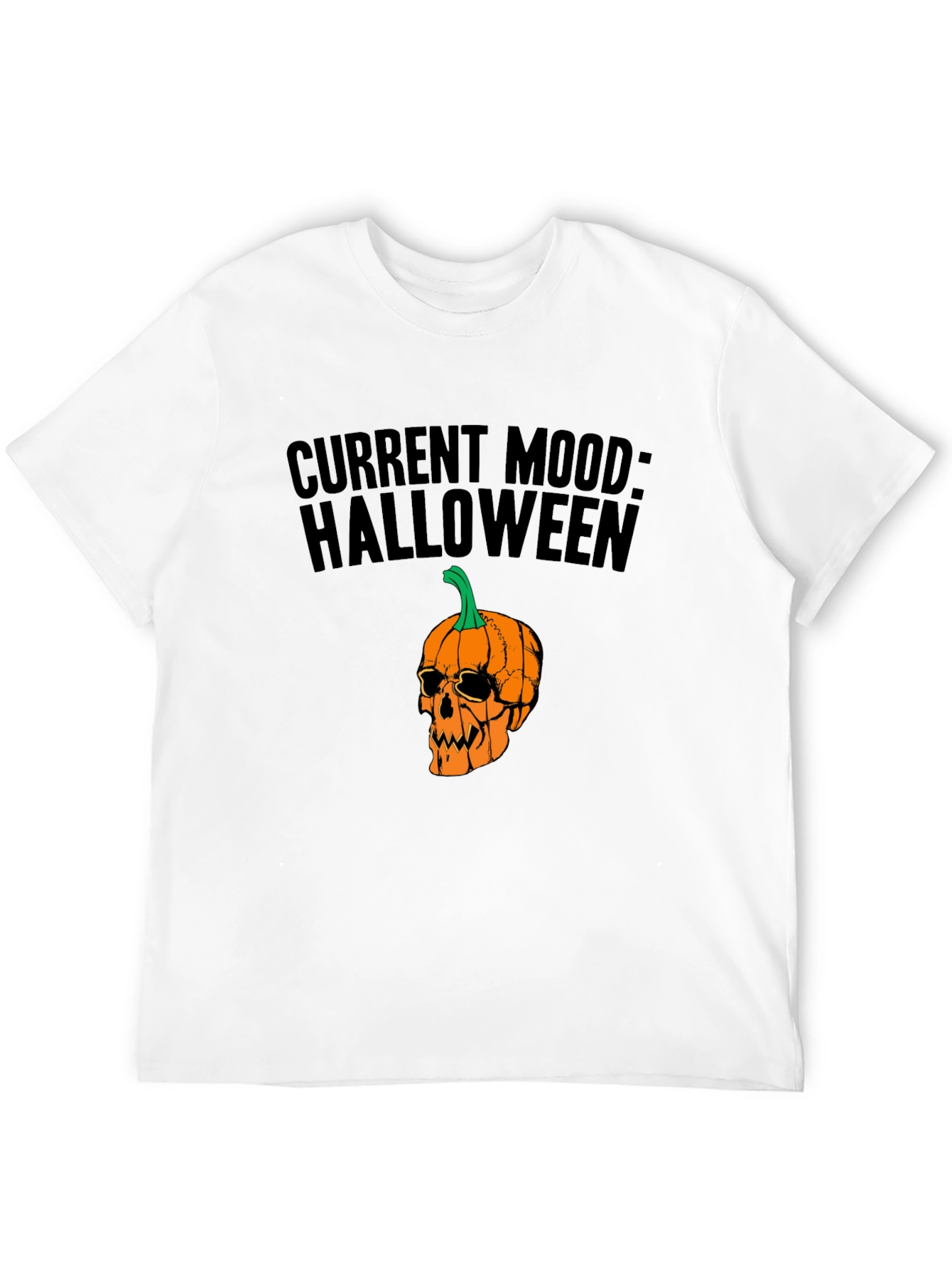 Halloween Mood Graphic Tee - Black Unisex T-Shirt
