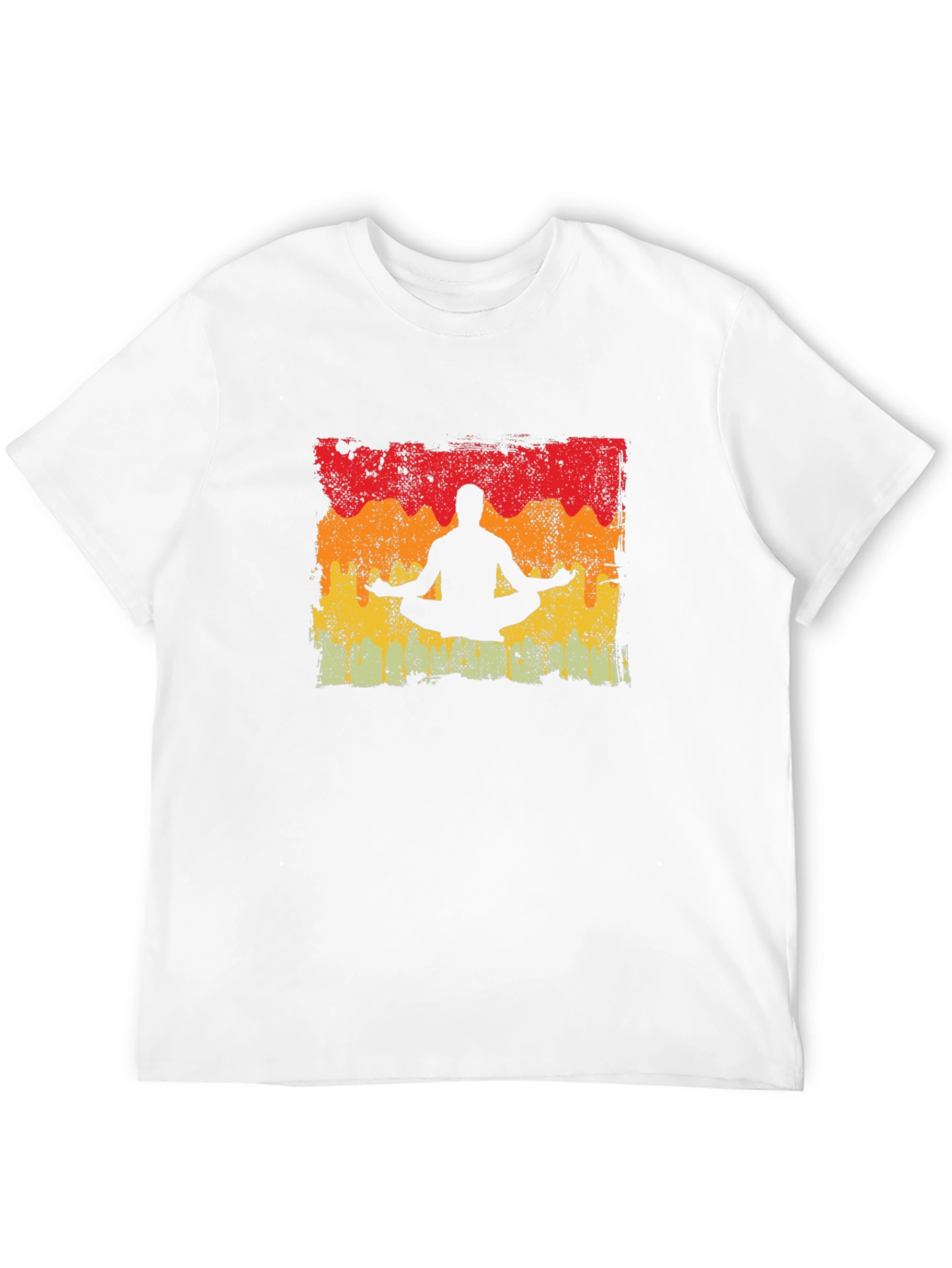 Yoga Pose Graphic T-Shirt - Mens Black Tee