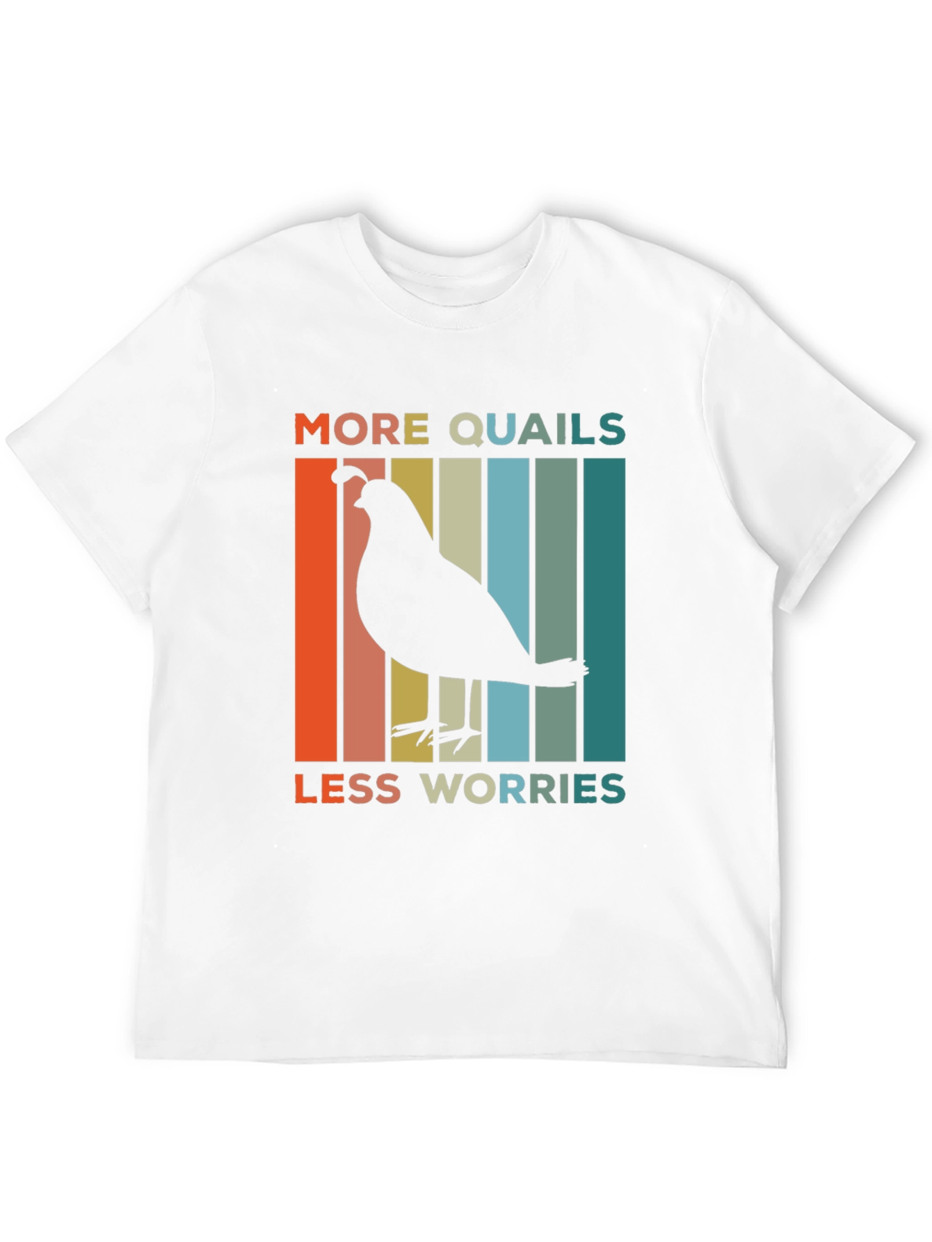 More Quails Less Worries Graphic Tee