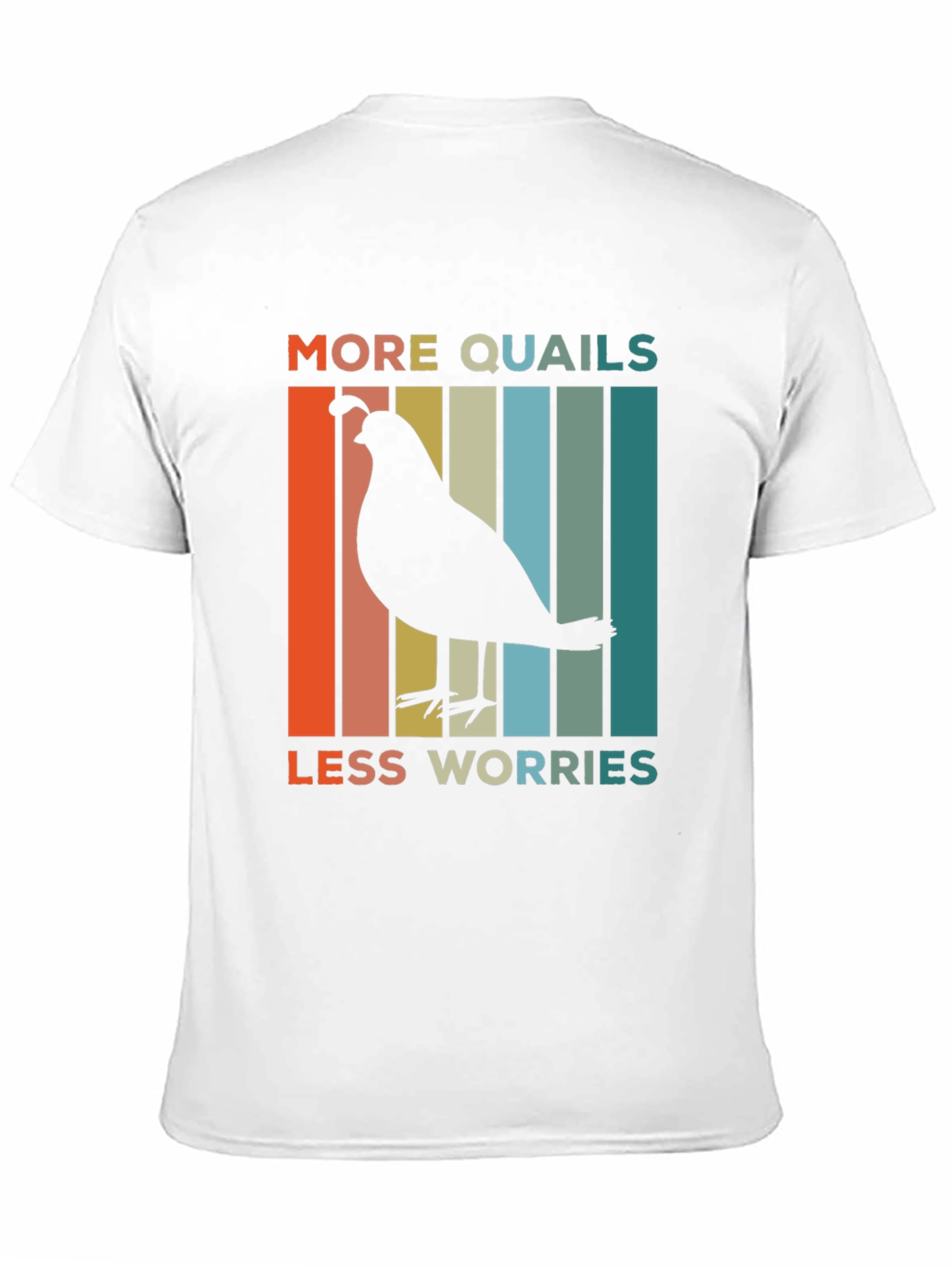 More Quails Less Worries Graphic Tee