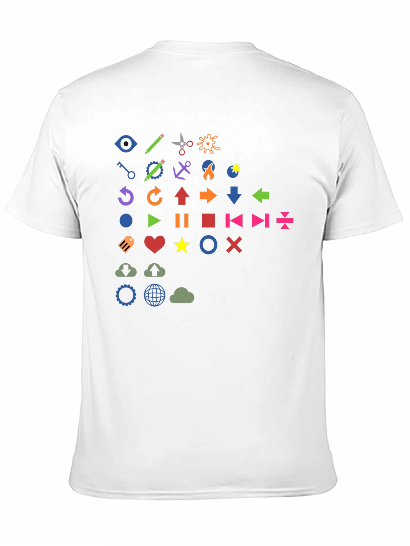 Fun Icon Graphic Print T-Shirt