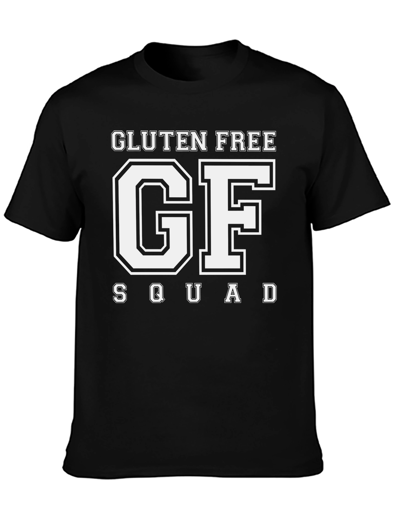 Gluten Free Squad Black T-Shirt