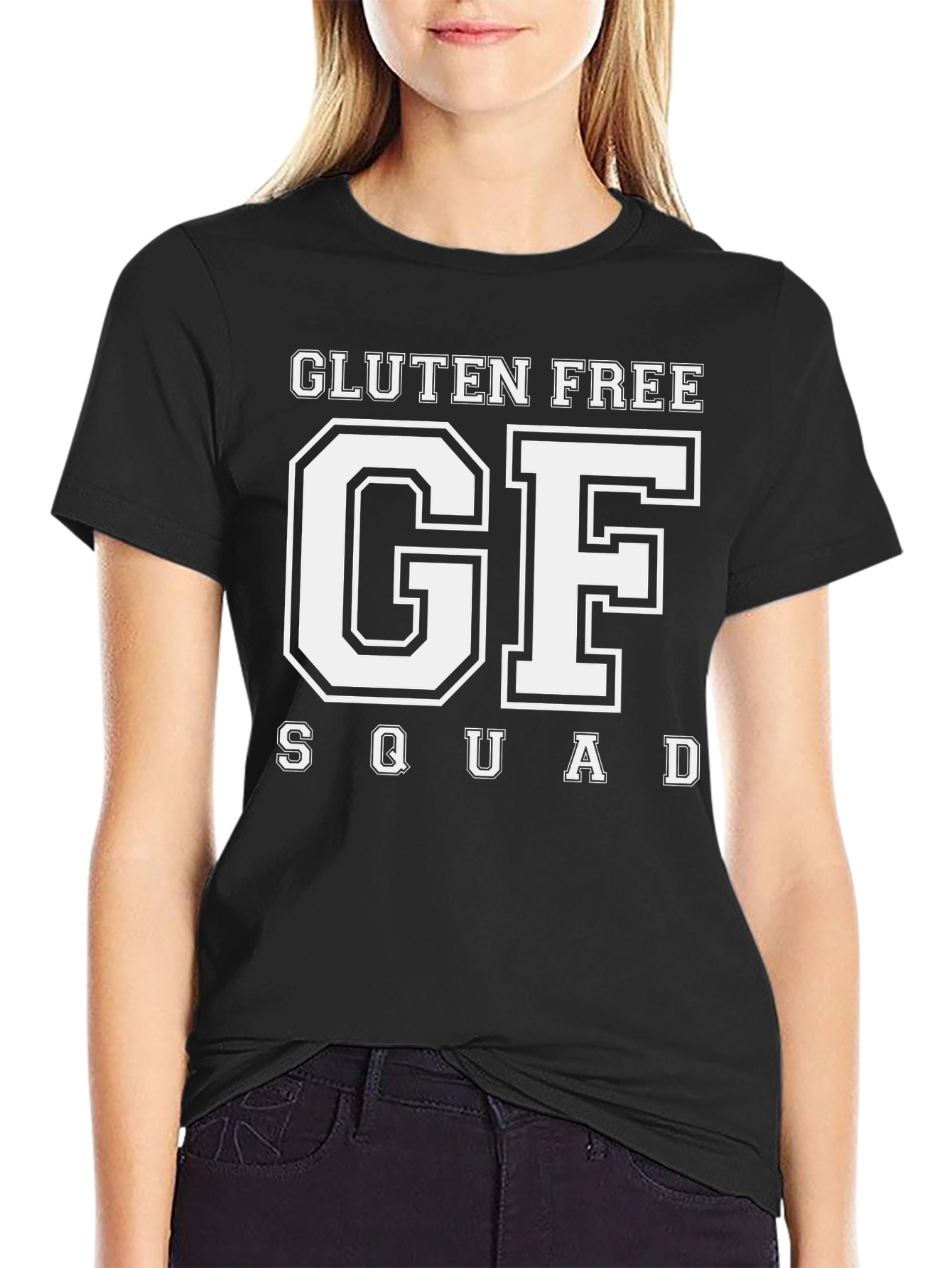 Gluten Free Squad Black T-Shirt