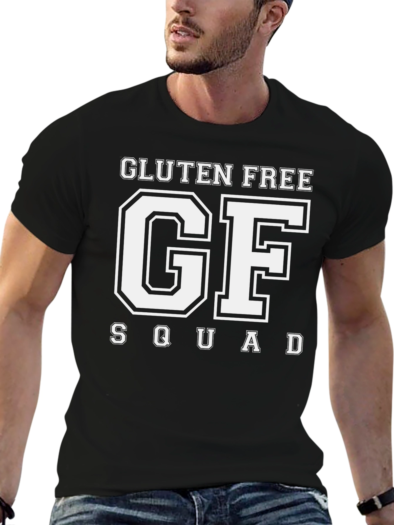 Gluten Free Squad Black T-Shirt