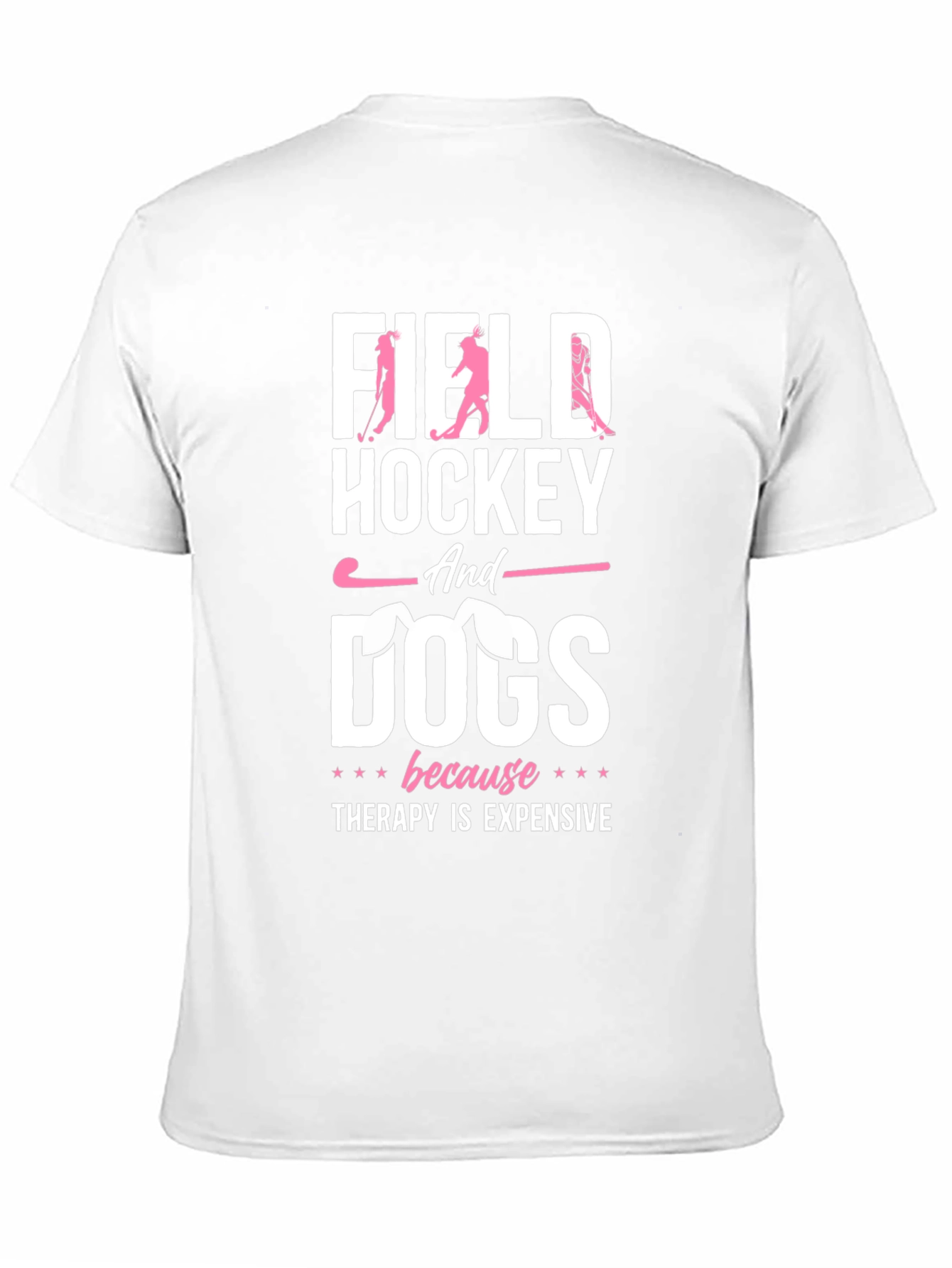 Field Hockey and Dogs Graphic Tee