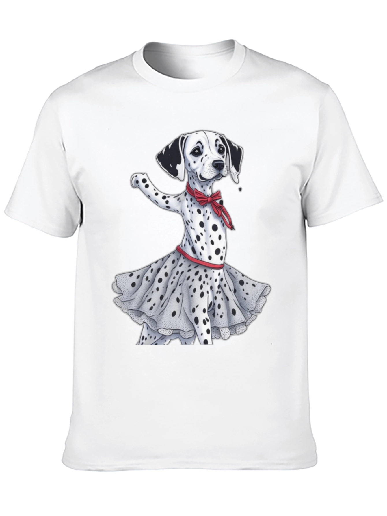 Dalmatian Dog in Dress Graphic T-Shirt