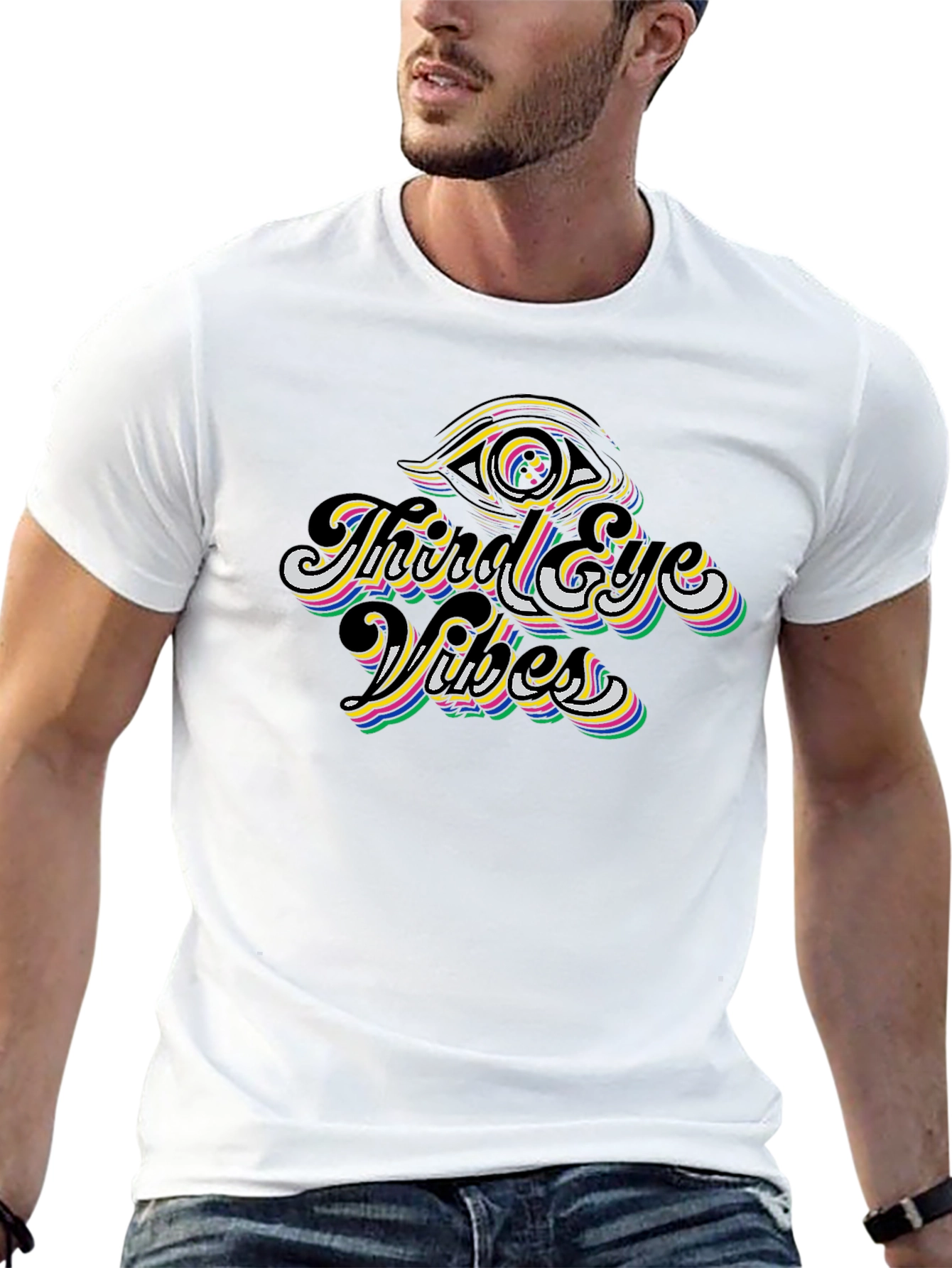 Third Eye Vibes Black Graphic Tee