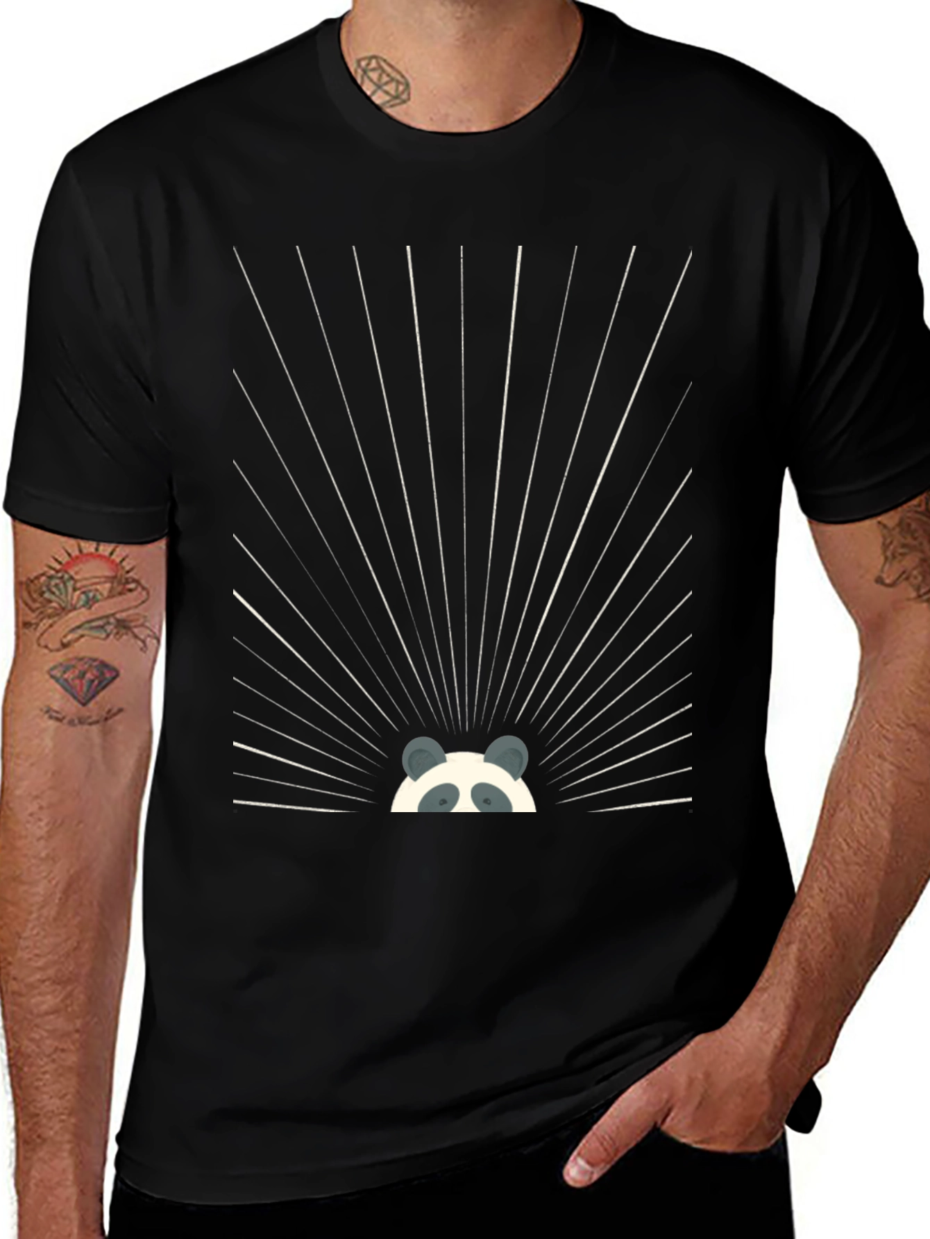 Peek-a-Boo Panda Graphic Tee