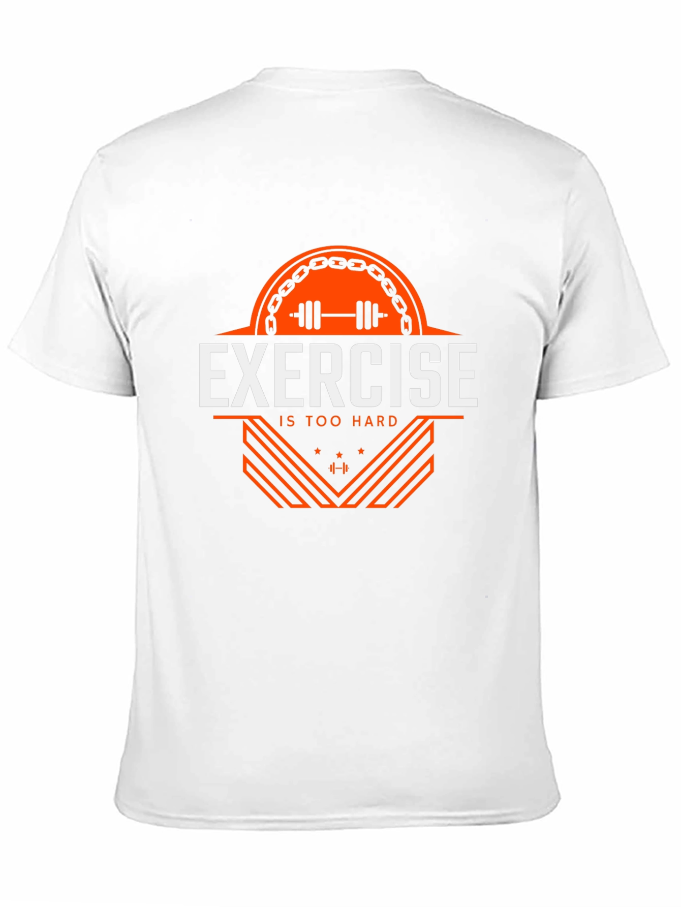 Exercise is Too Hard Graphic Tee - Black
