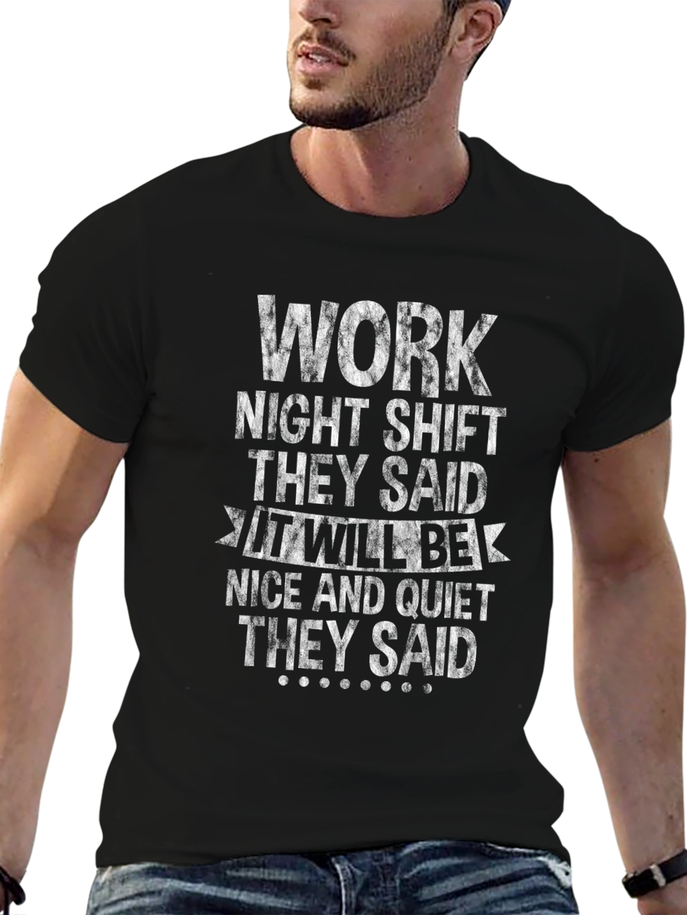 Work Night Shift Graphic T-Shirt