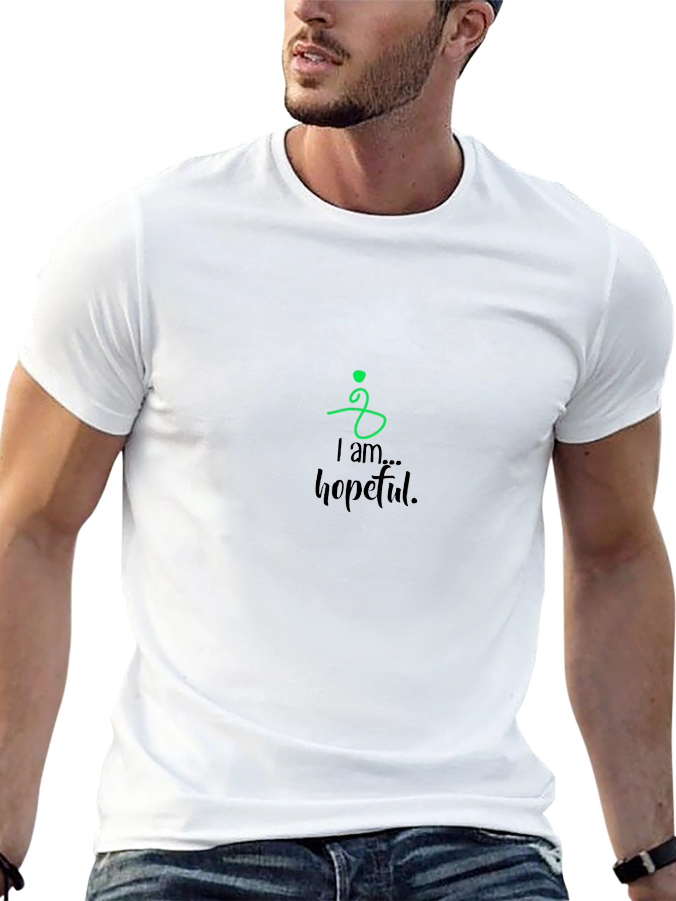 Hopeful Graphic T-Shirt - Trendy Casual Wear