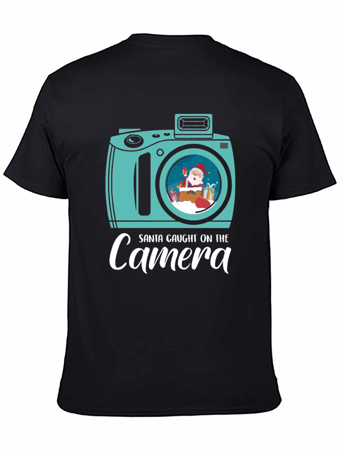Santa Caught on Camera Graphic Tee