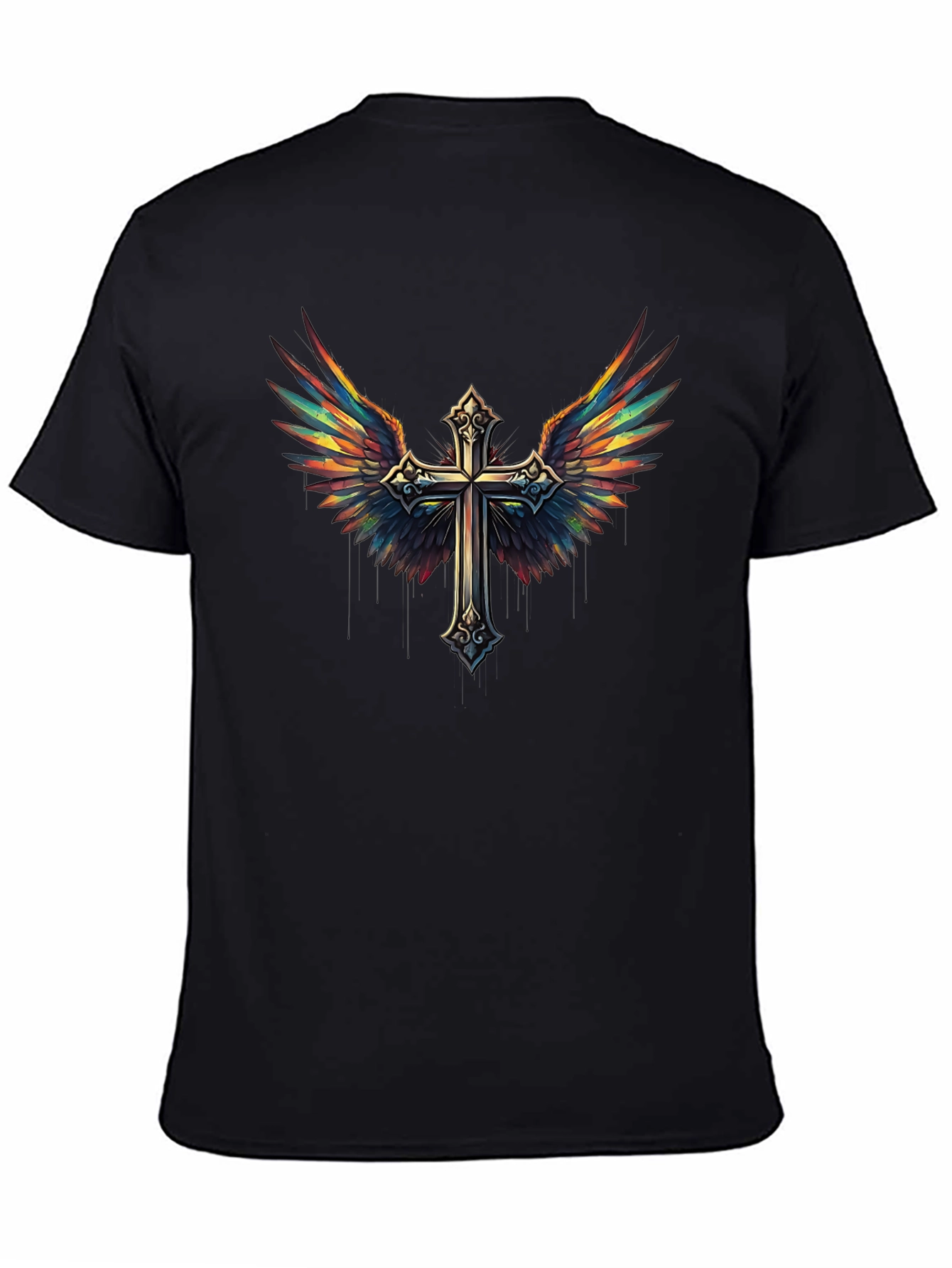 Winged Cross Graphic Tee