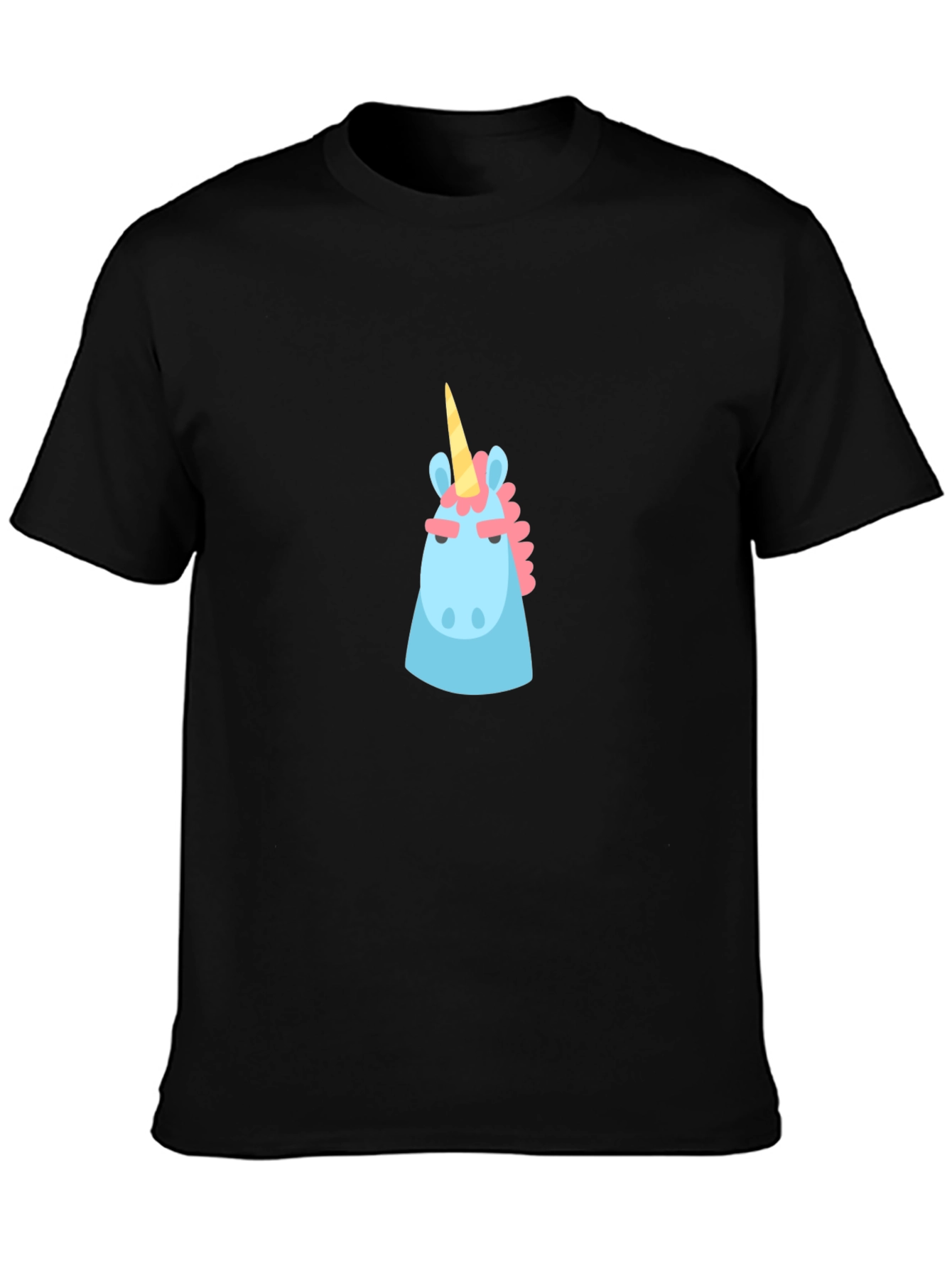 Unicorn Graphic Black T-Shirt