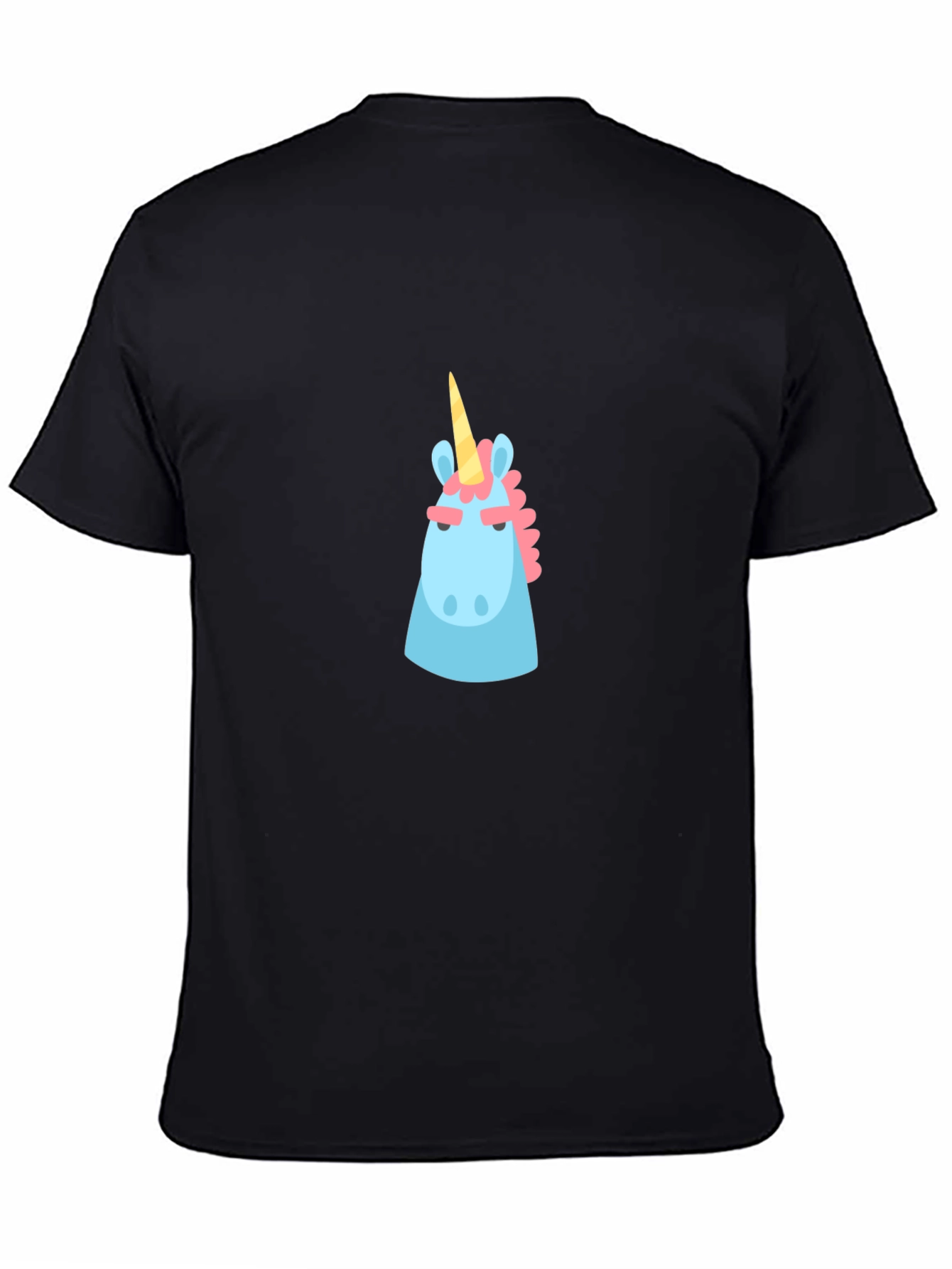 Unicorn Graphic Black T-Shirt