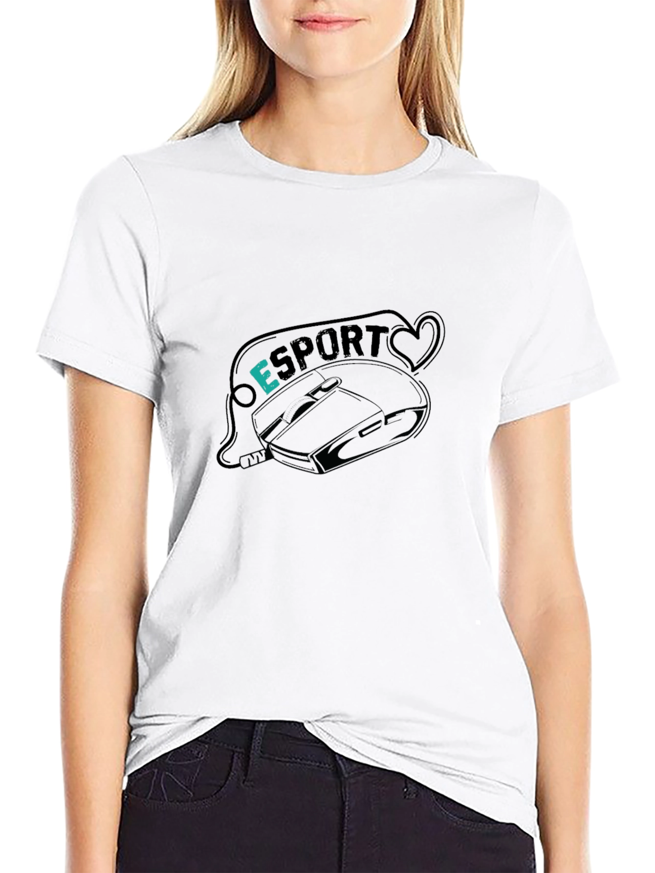 Esport Gaming Mouse Graphic T-Shirt