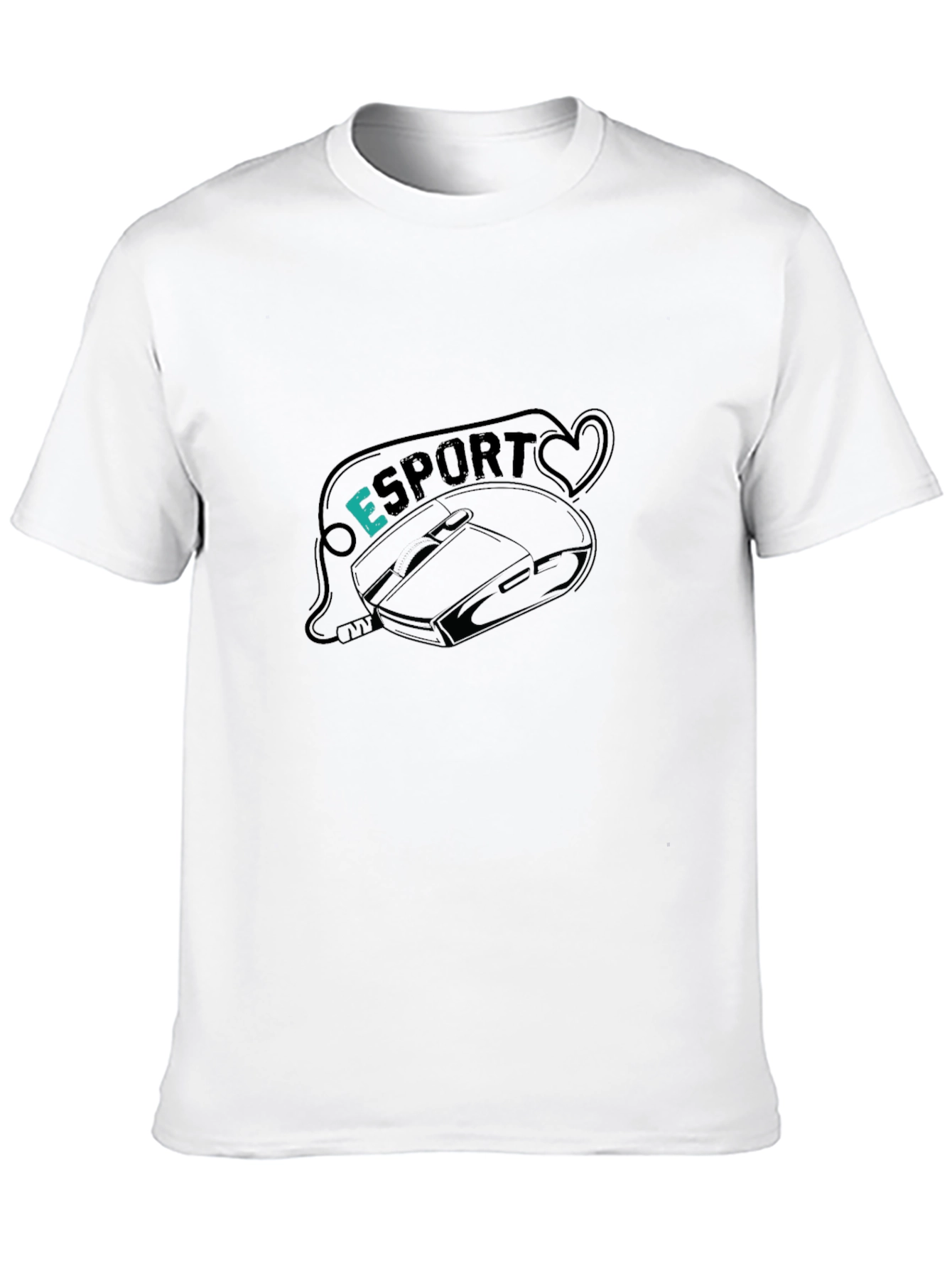 Esport Gaming Mouse Graphic T-Shirt