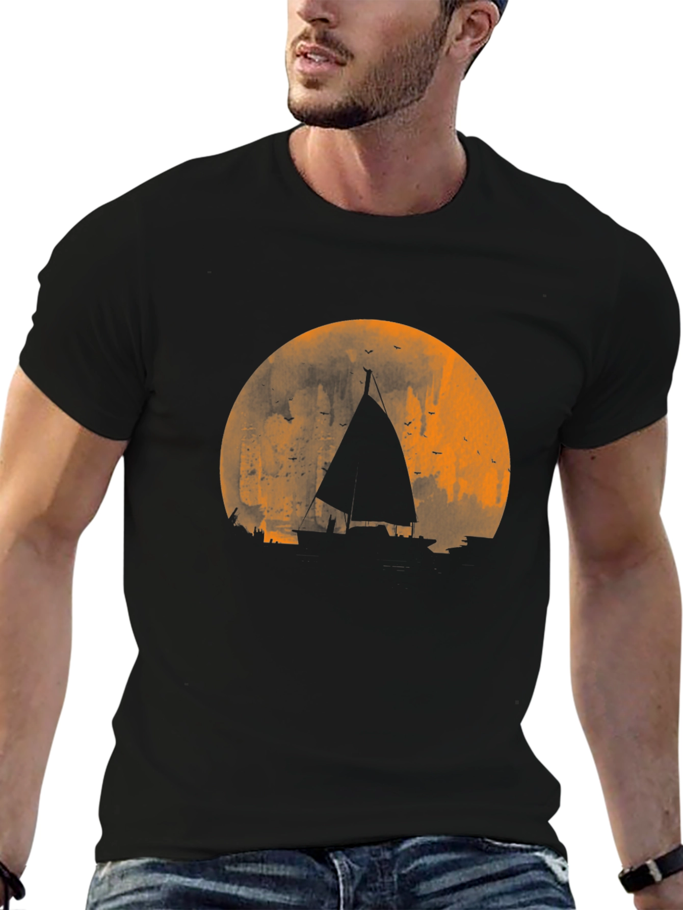 Sailboat Silhouette T-Shirt