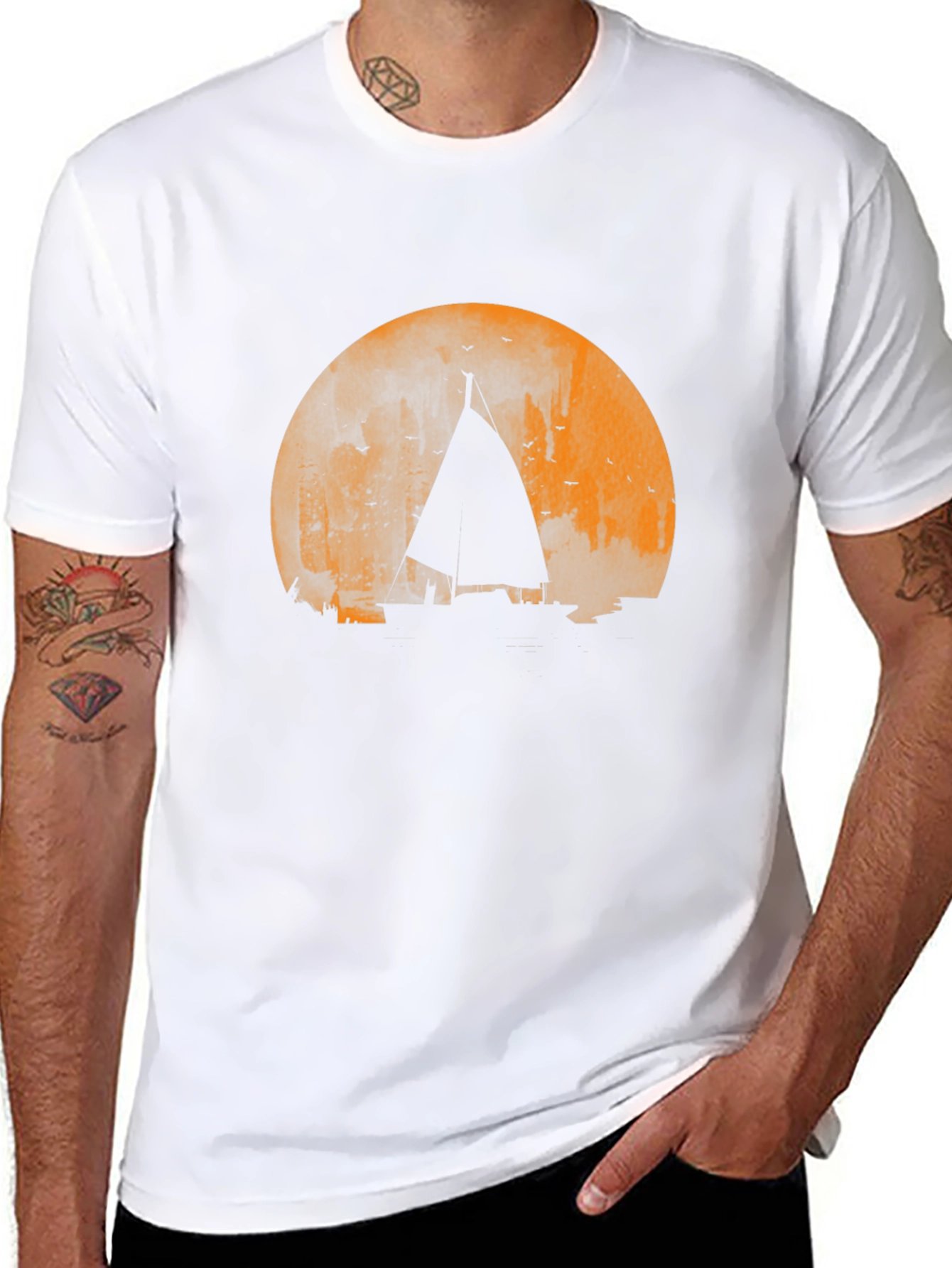 Sailboat Silhouette T-Shirt