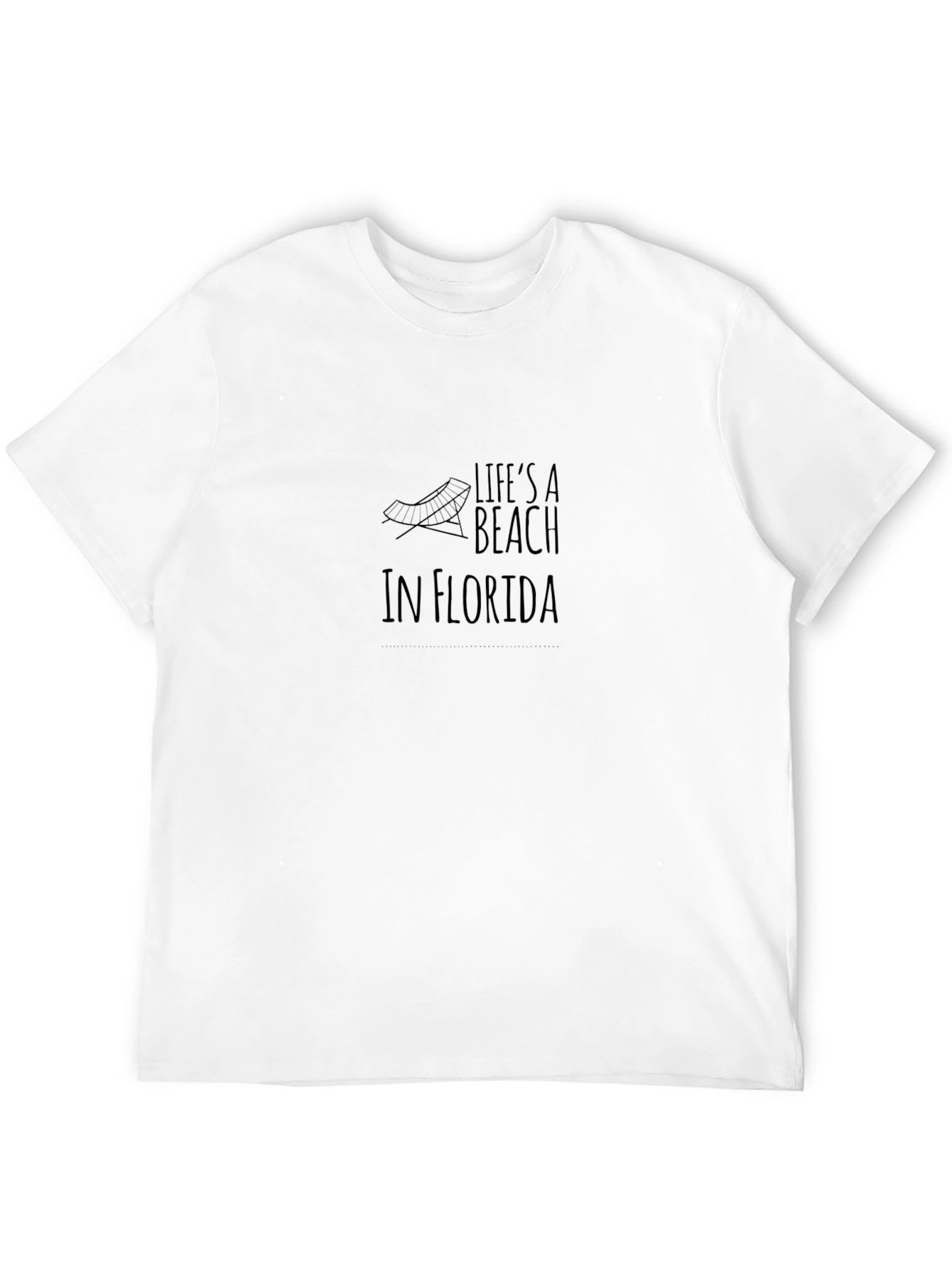 Lifes a Beach in Florida Graphic Tee