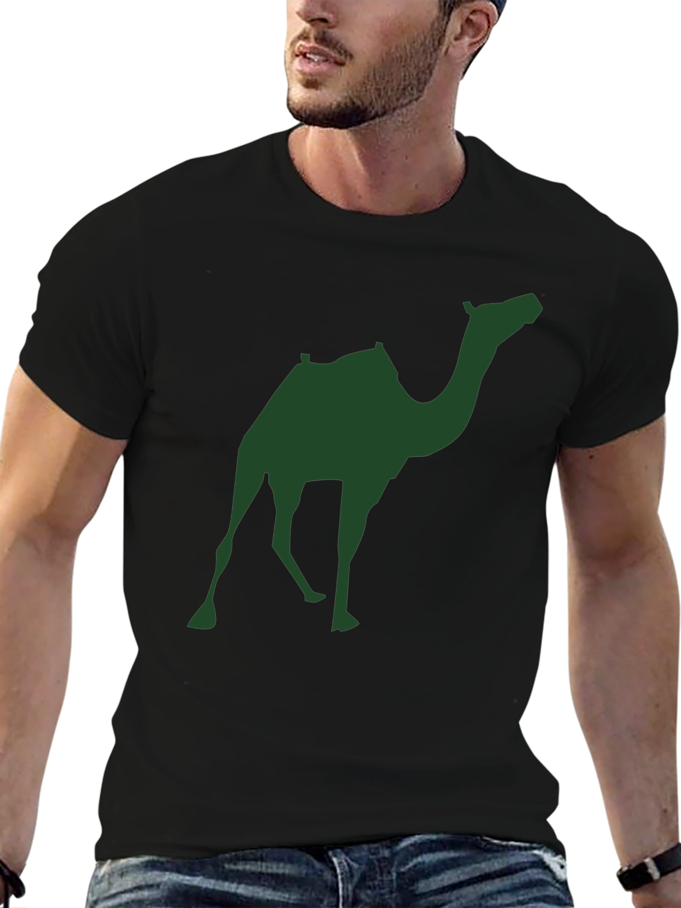 Camel Silhouette Graphic Tee - Mens Black T-Shirt