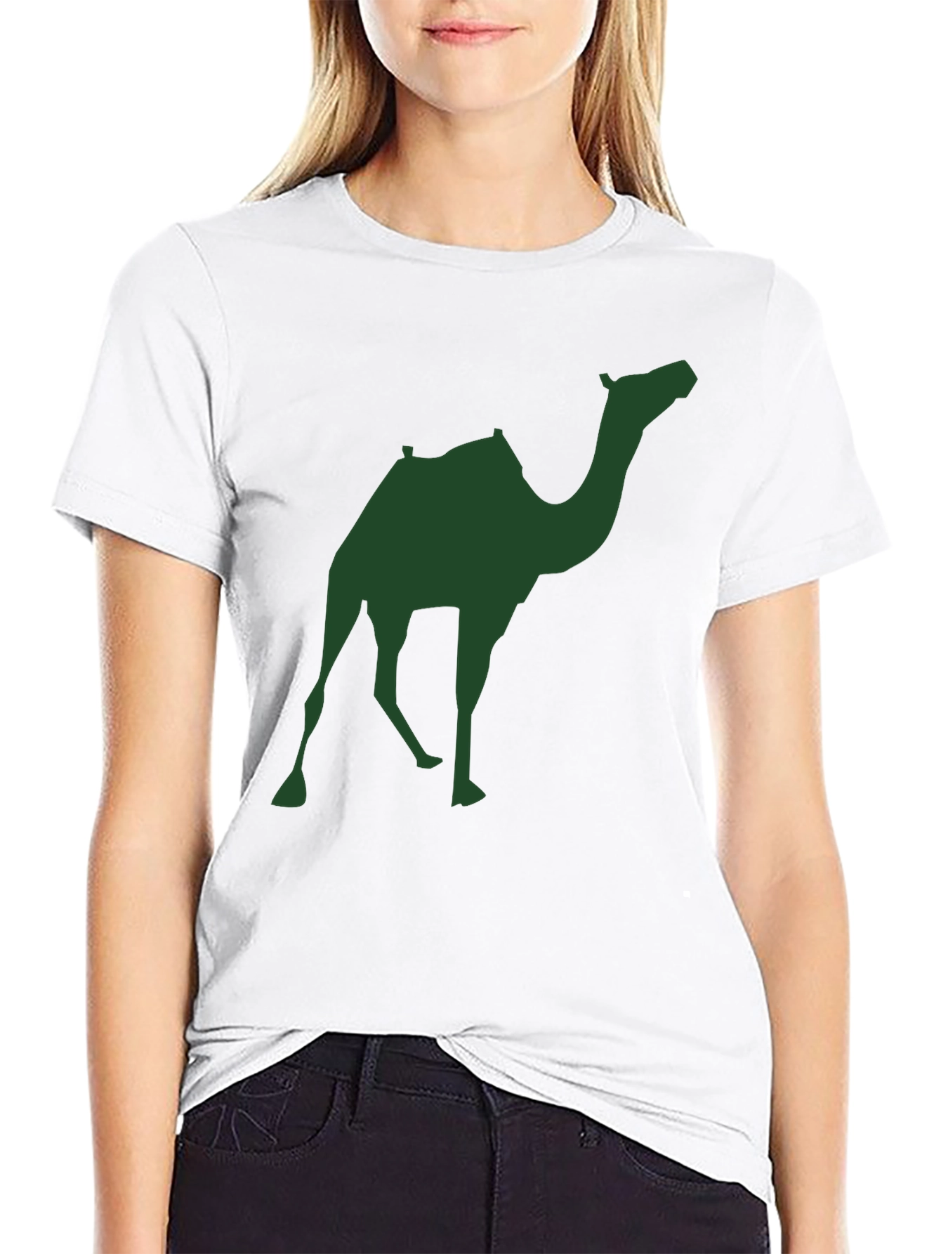 Camel Silhouette Graphic Tee - Mens Black T-Shirt