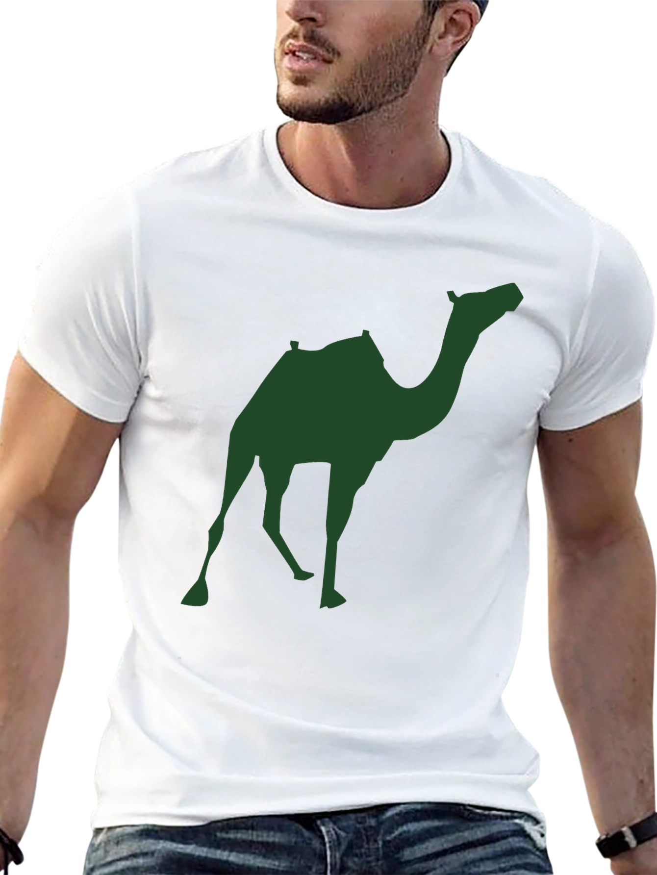 Camel Silhouette Graphic Tee - Mens Black T-Shirt