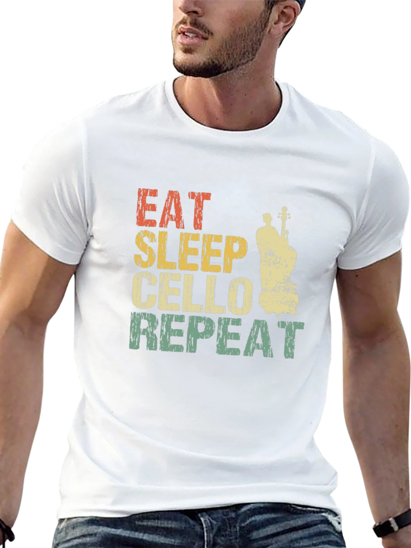 Eat Sleep Cello Repeat T-Shirt