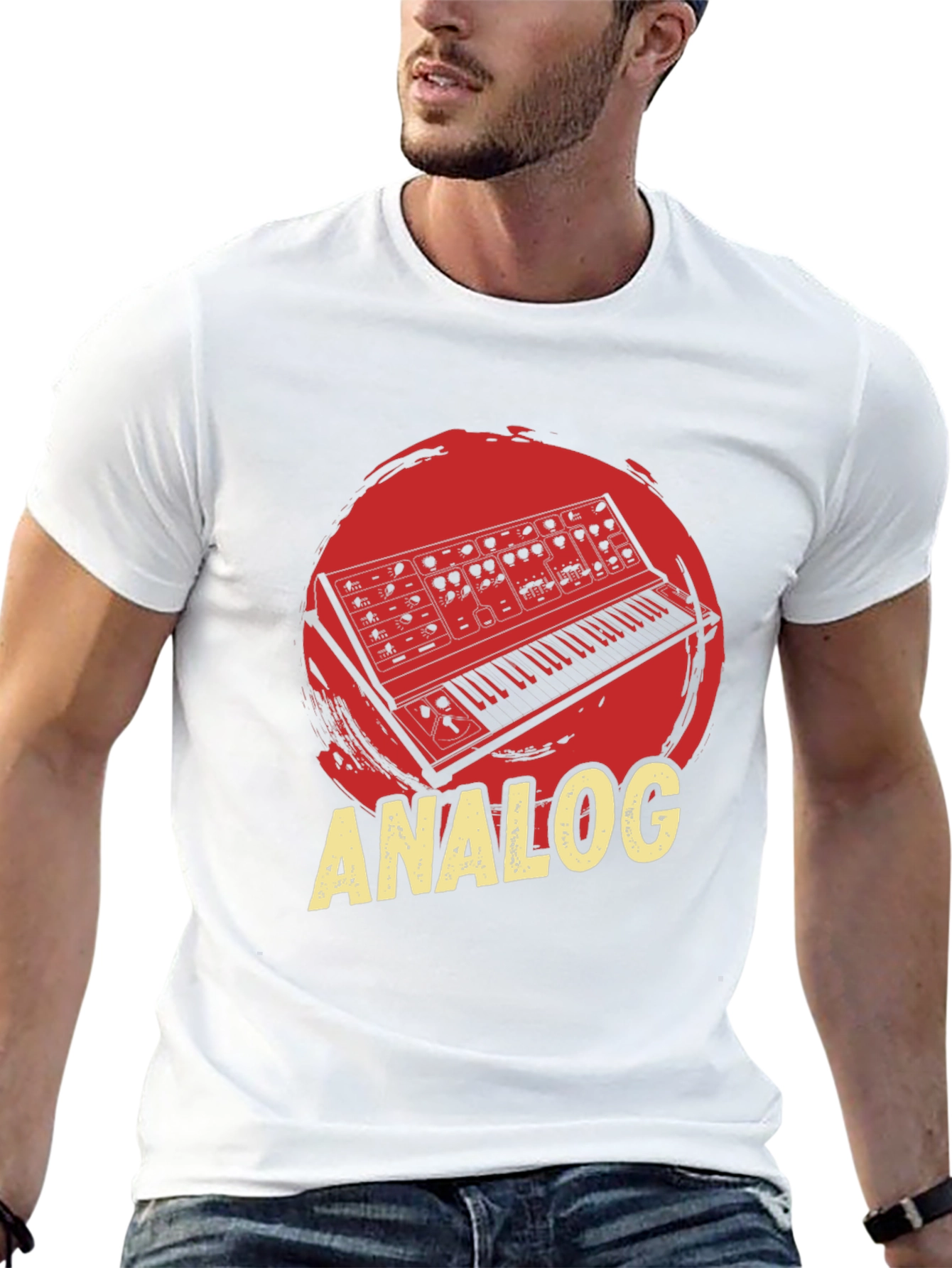 Analog Synth T-Shirt - Retro Music Design