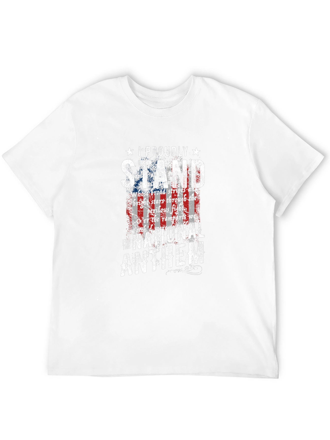 I Proudly Stand for the National Anthem T-Shirt