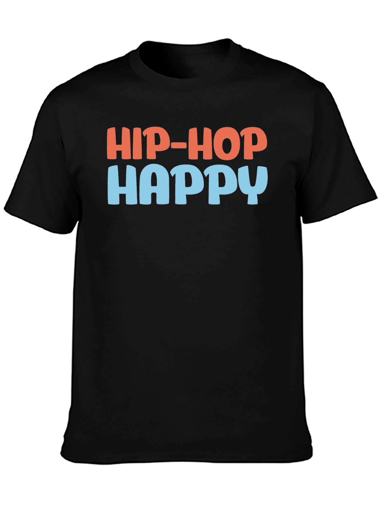 Hip-Hop Happy Graphic Tee - Unisex