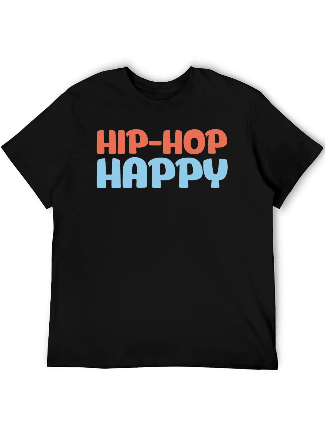 Hip-Hop Happy Graphic Tee - Unisex