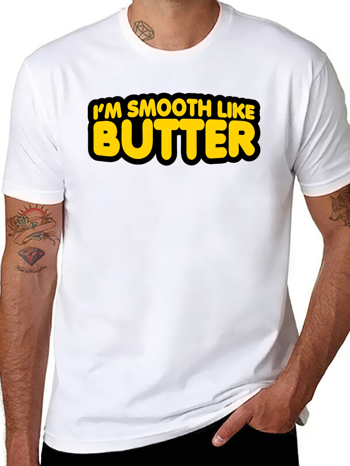 Im Smooth Like Butter Graphic Tee