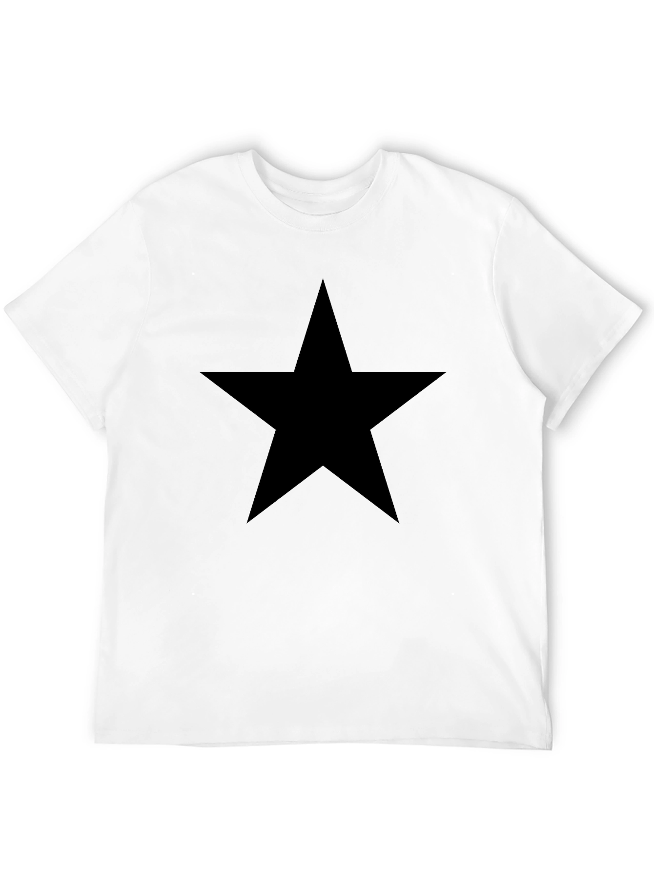 Black Star Graphic Tee - Modern Style